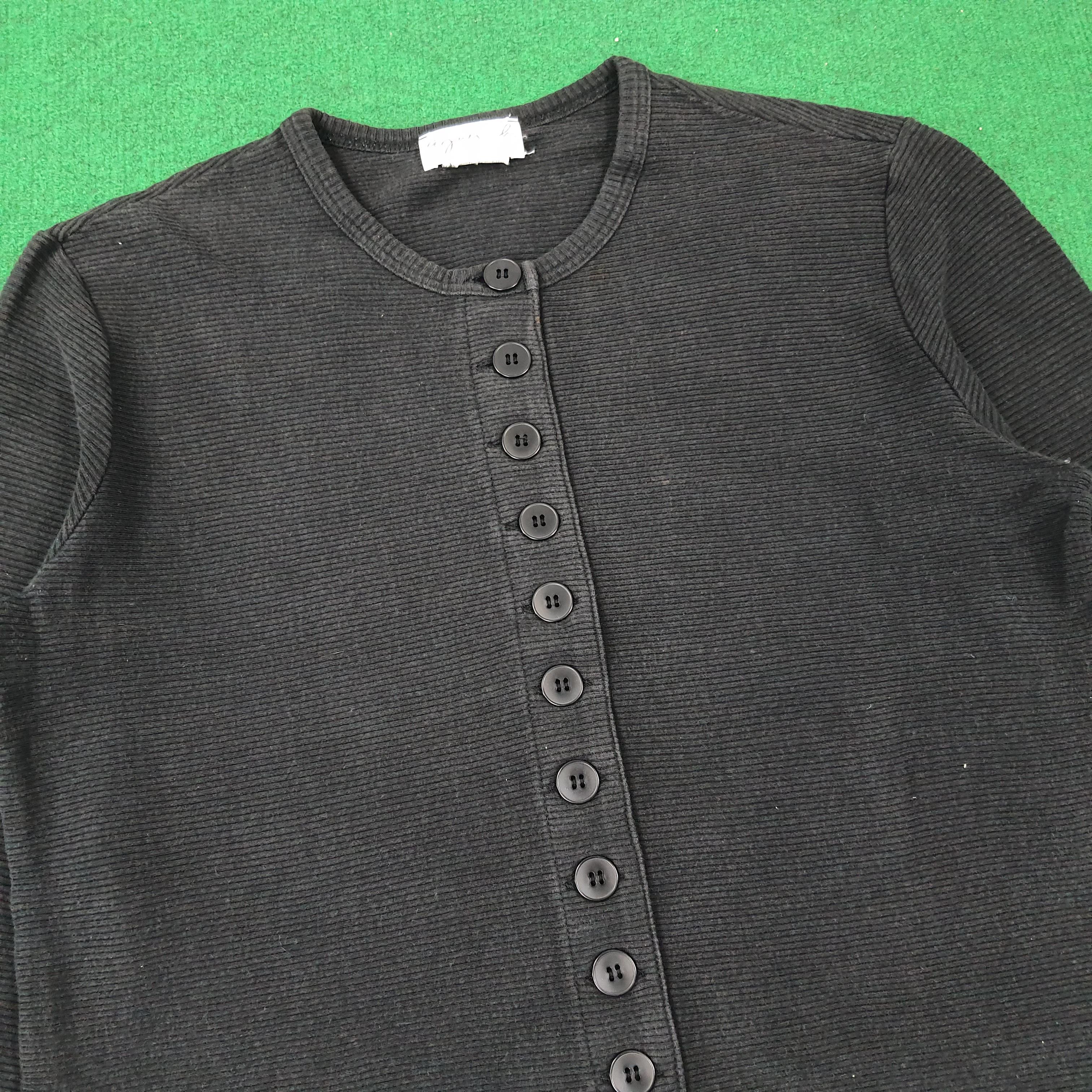 agnes b. Vintage Agnes b. Paris Button Up Crop Top Shirt C239N16 Size S / US 4 / IT 40 - 2 Thumbnail