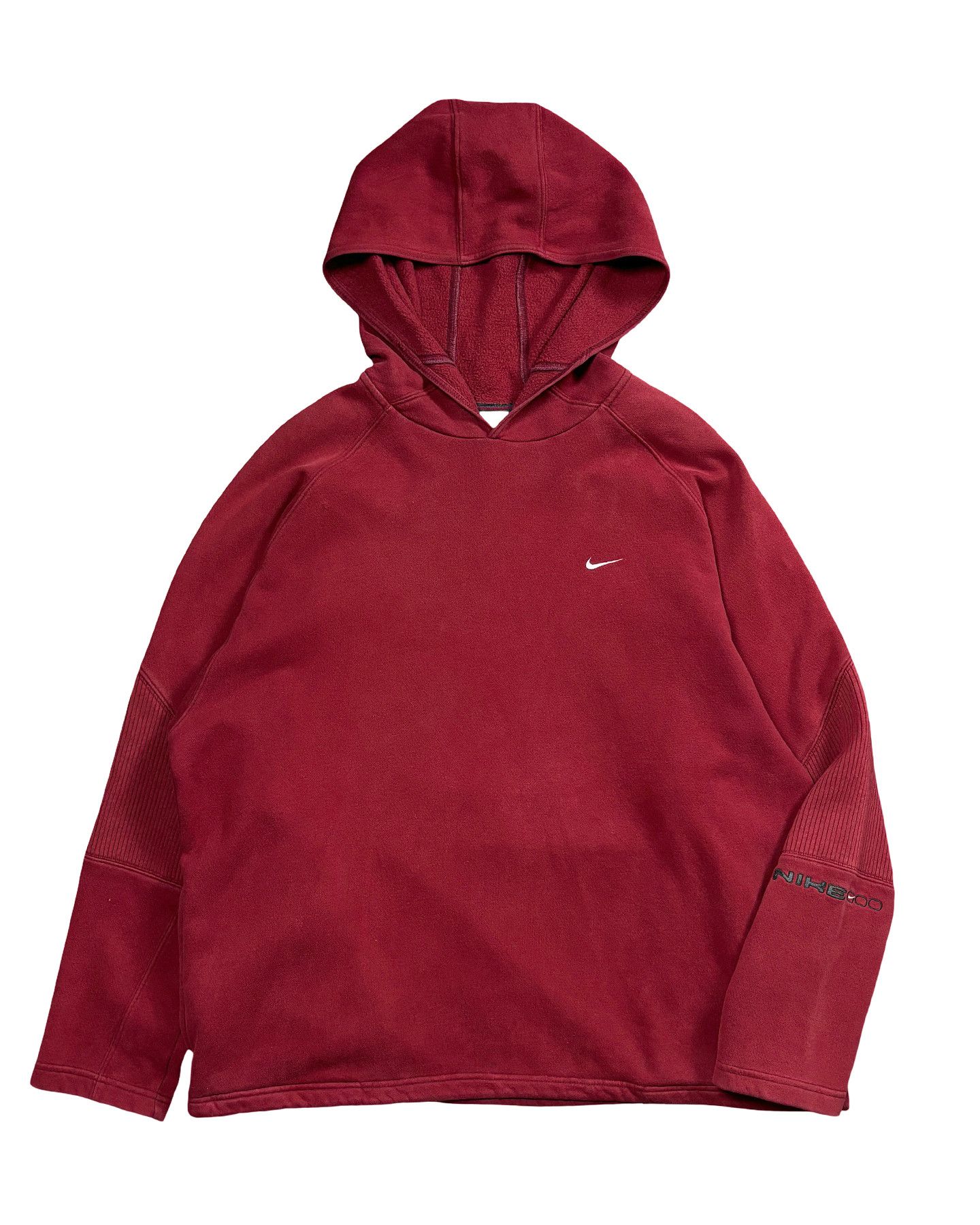 Nike Vintage Nike Faded Oversize Box Fit Y2K Zip Hood Size US L / EU 52-54 / 3 - 1 Thumbnail