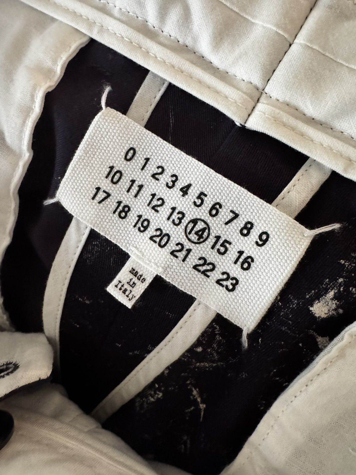 Maison Margiela Maison Margiela Navy Paint Splatter Trousers Size US 36 / EU 52 - 8 Thumbnail