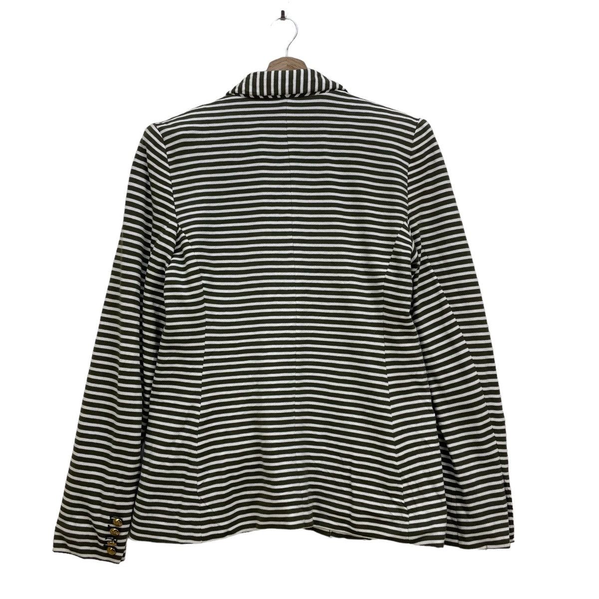 Ralph Lauren 🔥Ralph Lauren Stripes Green Jacket Size S / US 4 / IT 40 - 2 Thumbnail