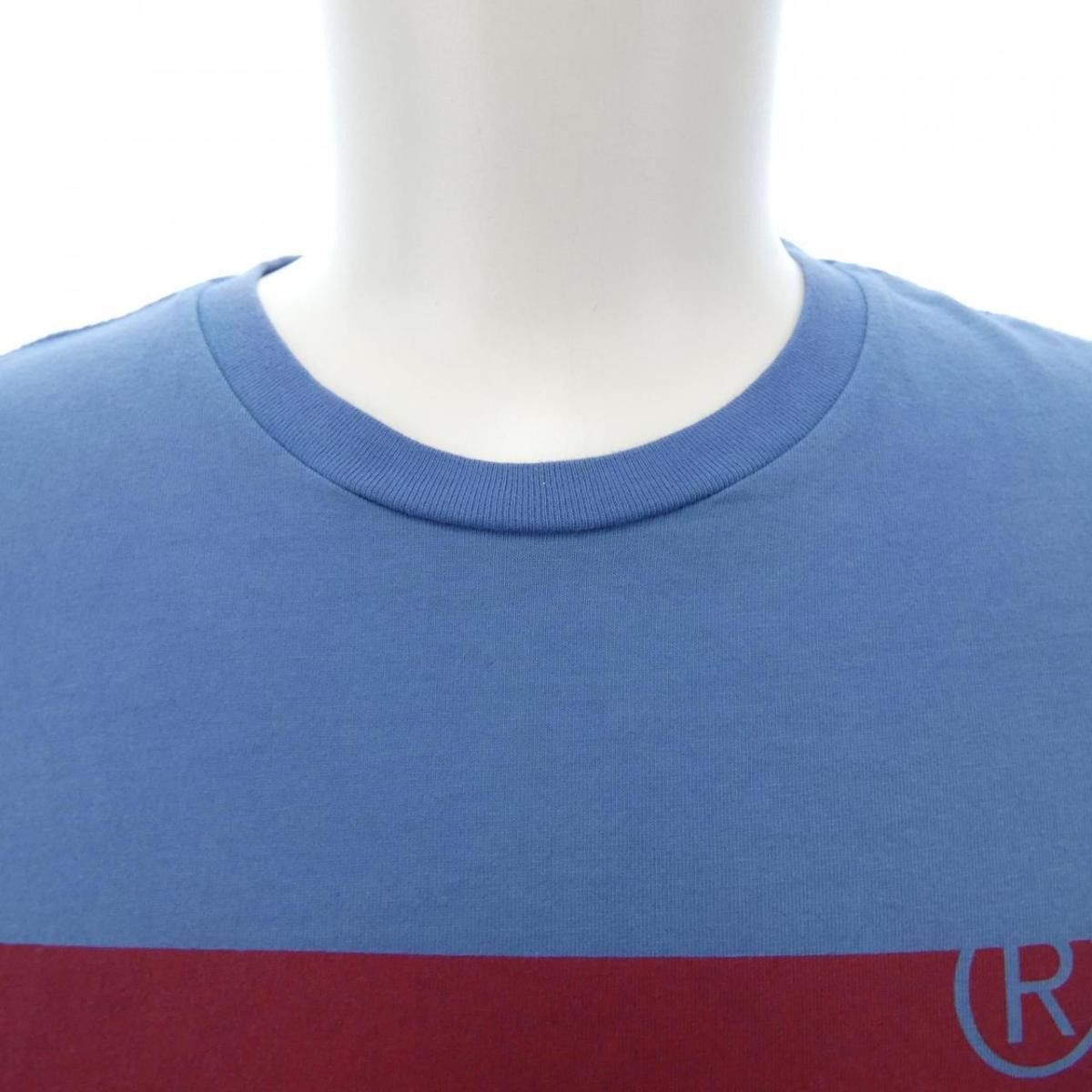 Junya Watanabe Short Sleeve Logo Printed Cotton Tshirt Blue Size US M / EU 48-50 / 2 - 5 Thumbnail