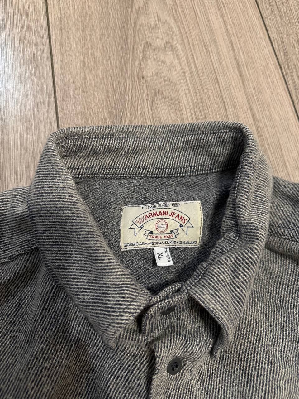 Giorgio Armani Luxury Vintage Giorgio Armani Armani Jeans Overshirt Men Size US XL / EU 56 / 4 - 4 Thumbnail