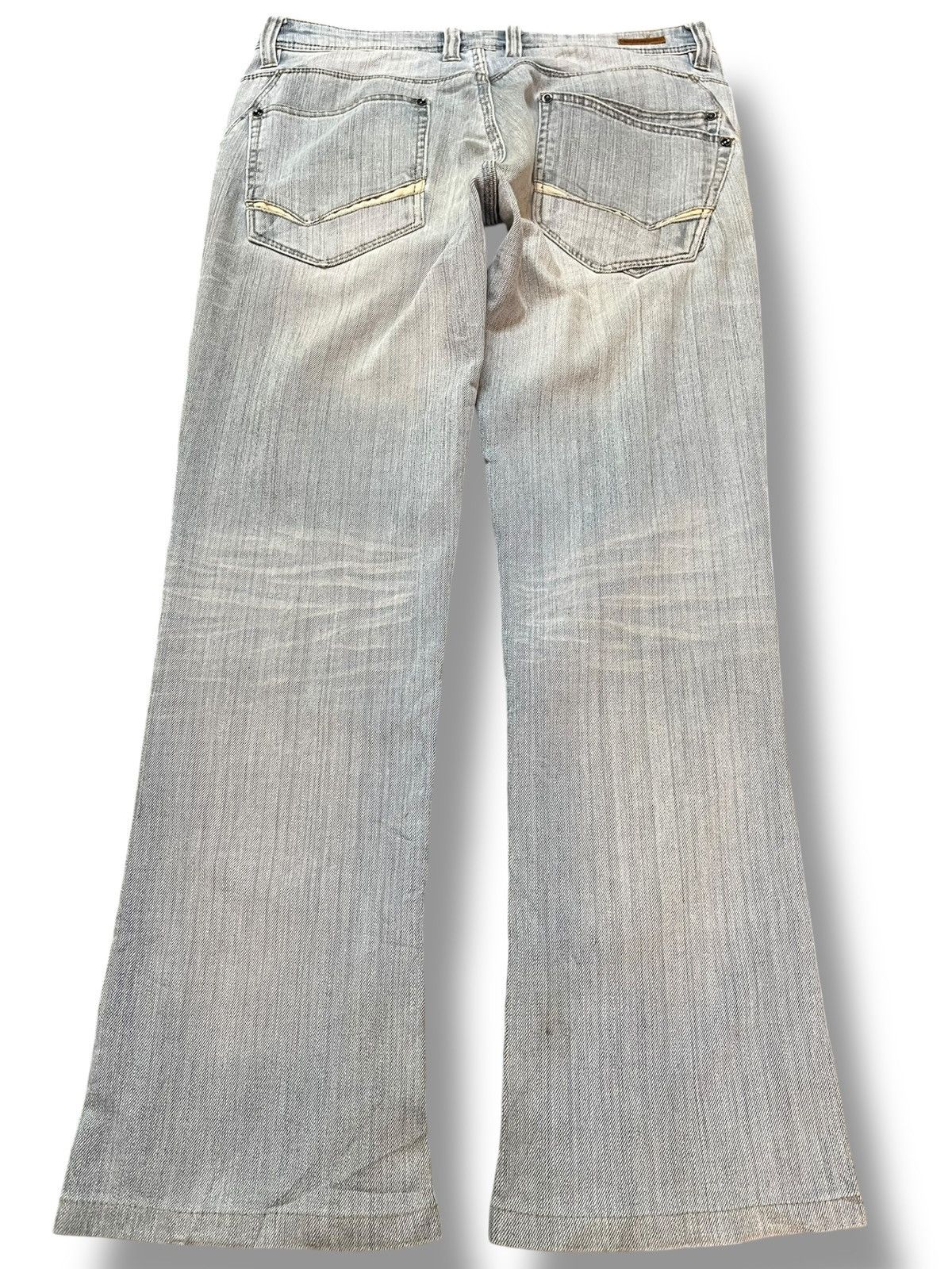 Nicole Club Vintage Nicole Club Flare Grunge Double Zipper Pocket Denim Size US 32 / EU 48 - 6 Thumbnail