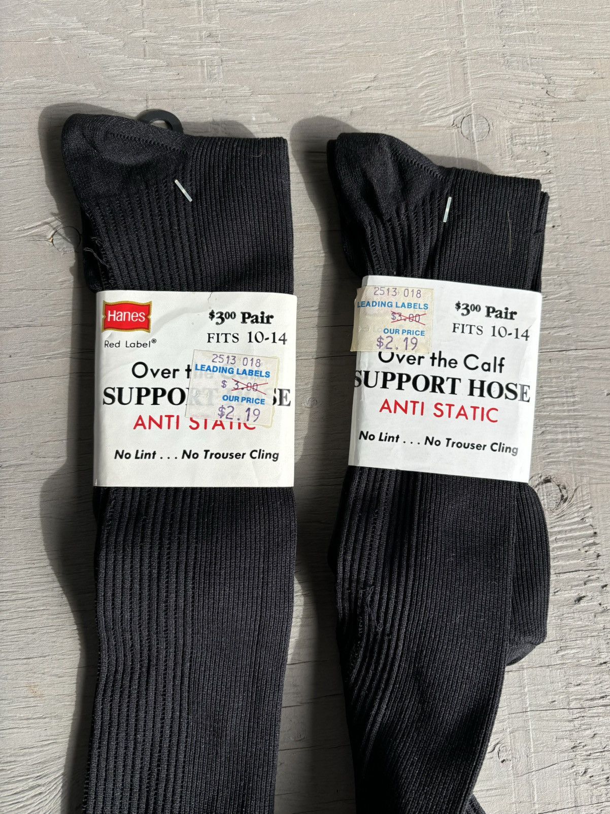 Hanes × Vintage 1970s Vintage Socks Hanes Made in USA Tall Tube Trouser Long Size ONE SIZE - 1 Thumbnail