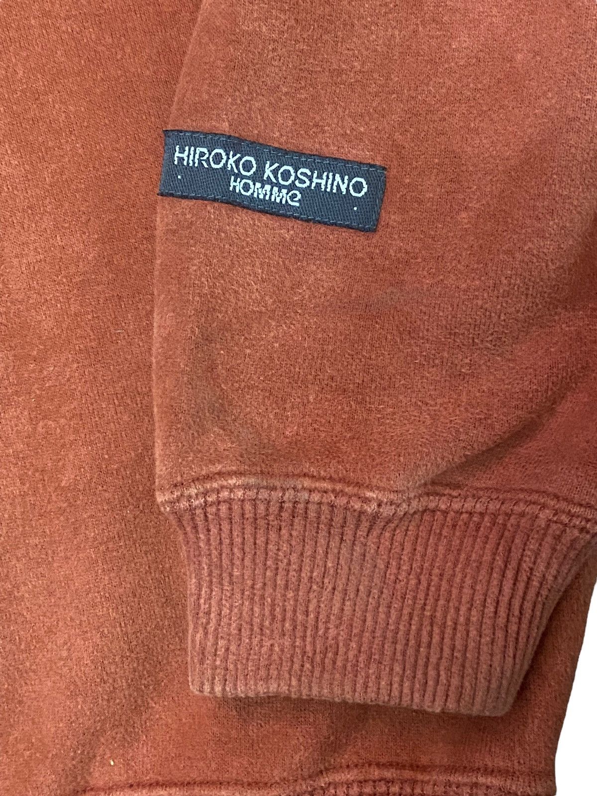 Hiroko Koshino Homme × Vintage Vintage Hiroko Koshino Homme Embroidery Design Sweatshirt Size US M / EU 48-50 / 2 - 6 Thumbnail