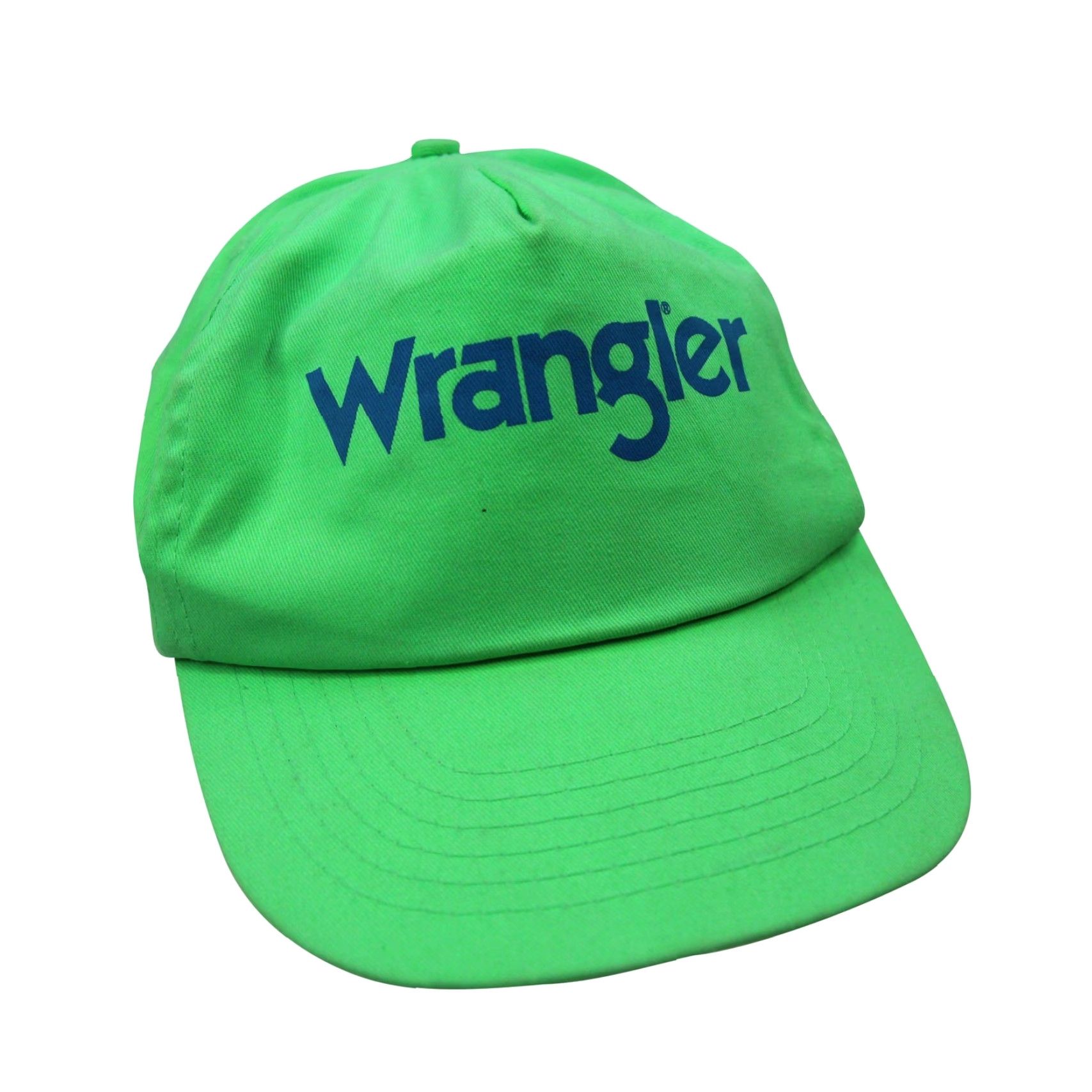 Wrangler VINTAGE Wrangler Spellout Snapback Hat Green Men OS Size ONE SIZE - 2 Thumbnail
