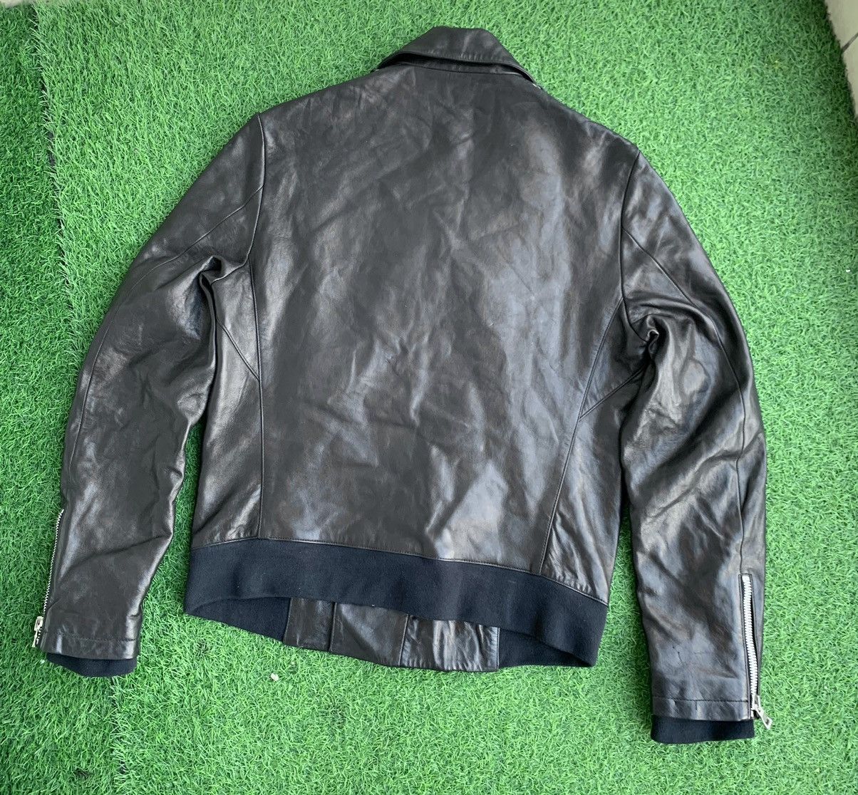 Balmain Balmain Paris Double Collar Biker Lamb Leather Zipper Size US L / EU 52-54 / 3 - 9 Thumbnail