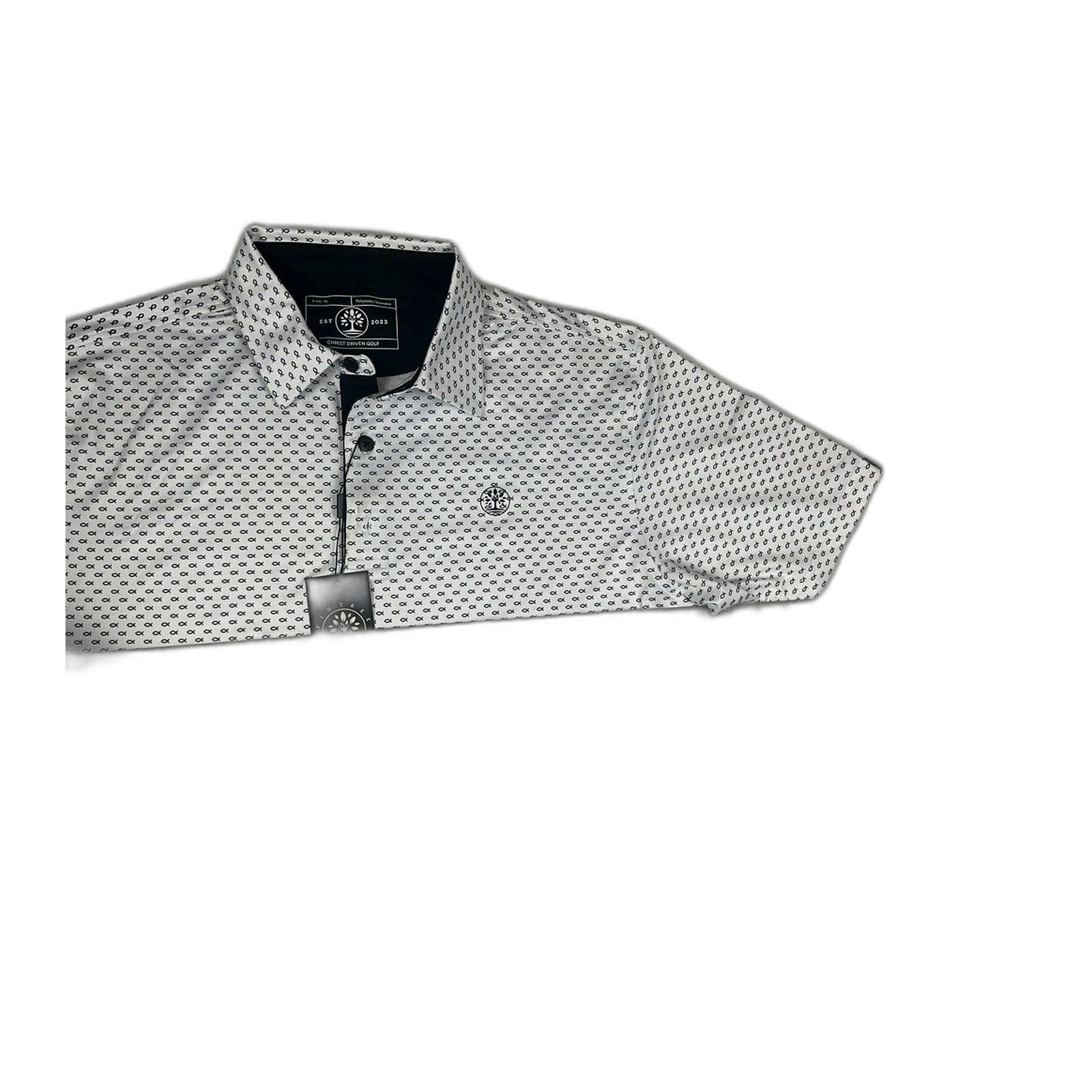 Vintage Fig Tree Fishers of Men Christian Golf Polo - Black XL NWT Size US XL / EU 56 / 4 - 6 Thumbnail