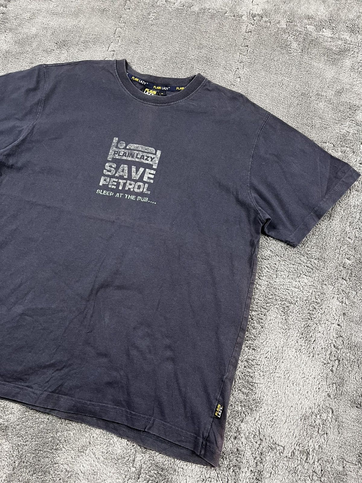 Vintage Vintage Sleep At The Pub Lazy Humor Tee faded big logo Size US XL / EU 56 / 4 - 3 Thumbnail