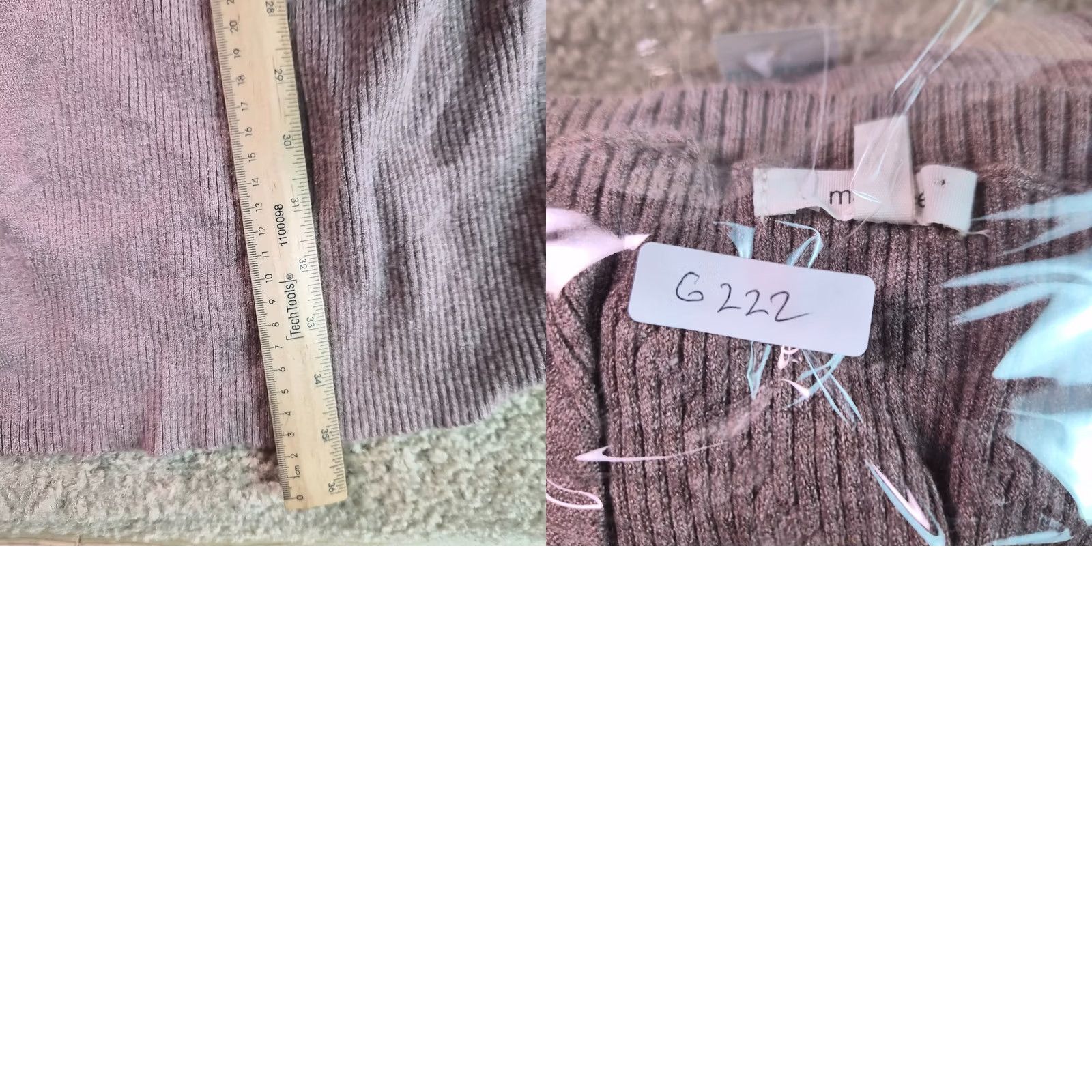 Vintage Maurices Dress Womens L Brown Size Tan Long Sleeve Knit Knee Length NWT G222 Size L / US 10 / IT 46 - 9 Thumbnail