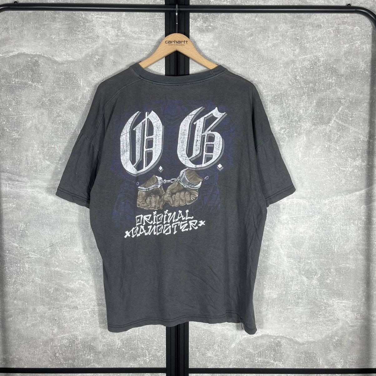Rap Tees VINTAGE 90s ICE T TRASHED RAP TEE TSHIRT FADED ICE CUBE RARE Size US XL / EU 56 / 4 - 3 Thumbnail