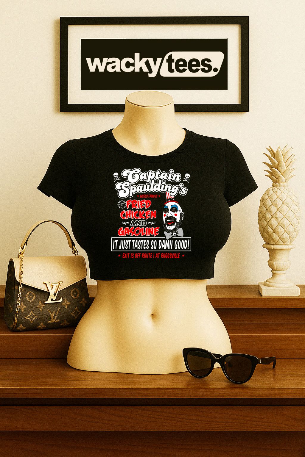 Other Captain Spauldings Fried Chicken and Gasoline Tee Shirt Size US L / EU 52-54 / 3 - 6 Thumbnail