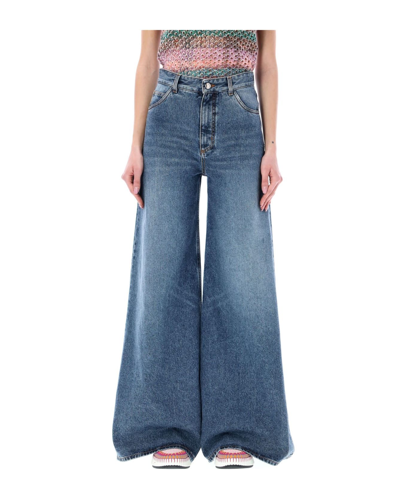 Chloe o1y0825 Denim Pant in Blue Size 26" / US 2 / IT 38 - 1 Thumbnail