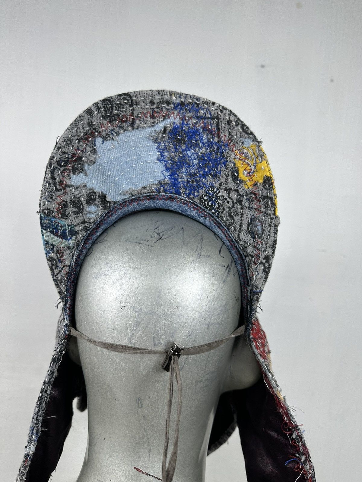 Handmade Custom Made Distressed Paisley patchwork 2 way Mask/hats Size ONE SIZE - 10 Thumbnail