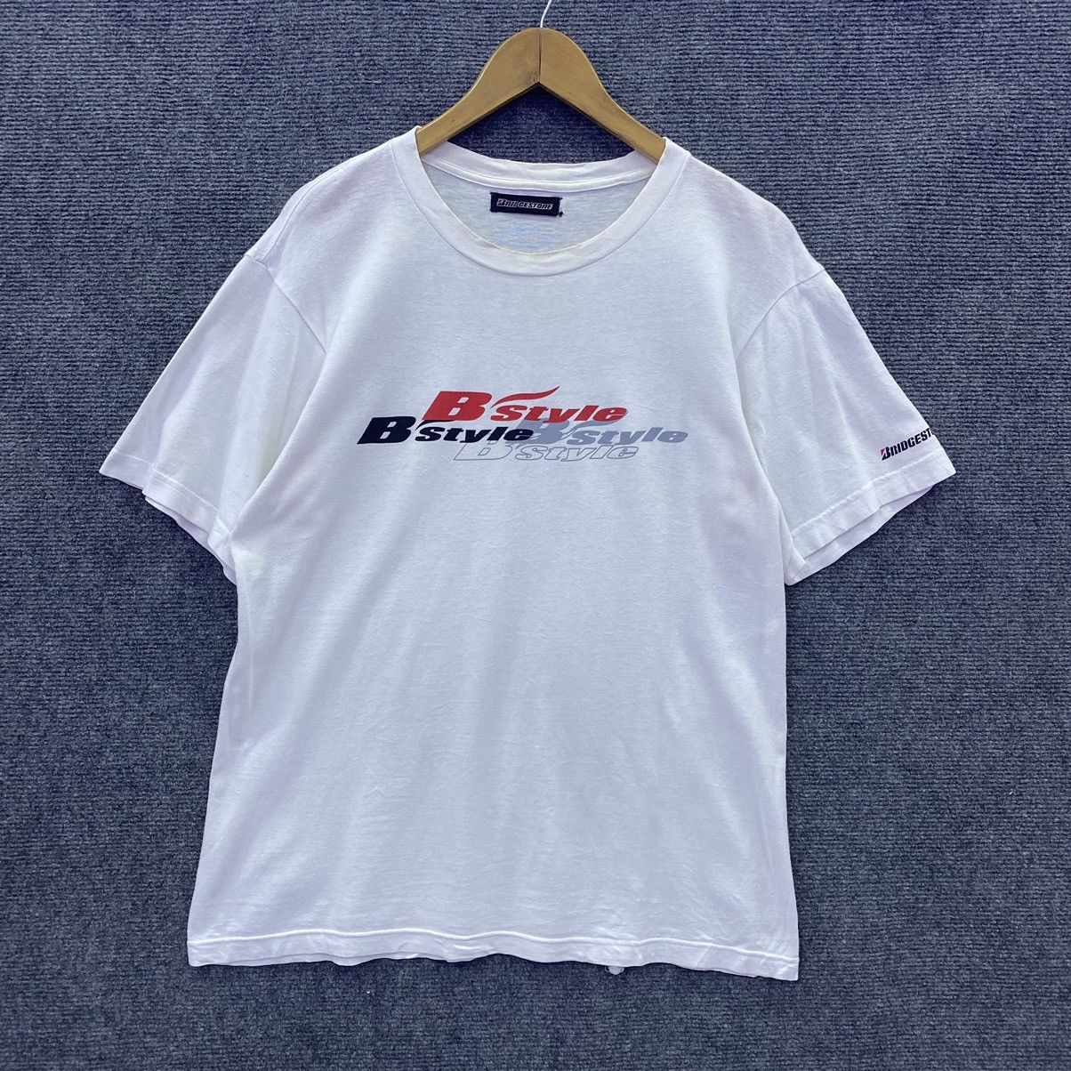 Japanese Brand × Vintage Vintage Bridgestone White Tshirt Size US M / EU 48-50 / 2 - 1 Thumbnail