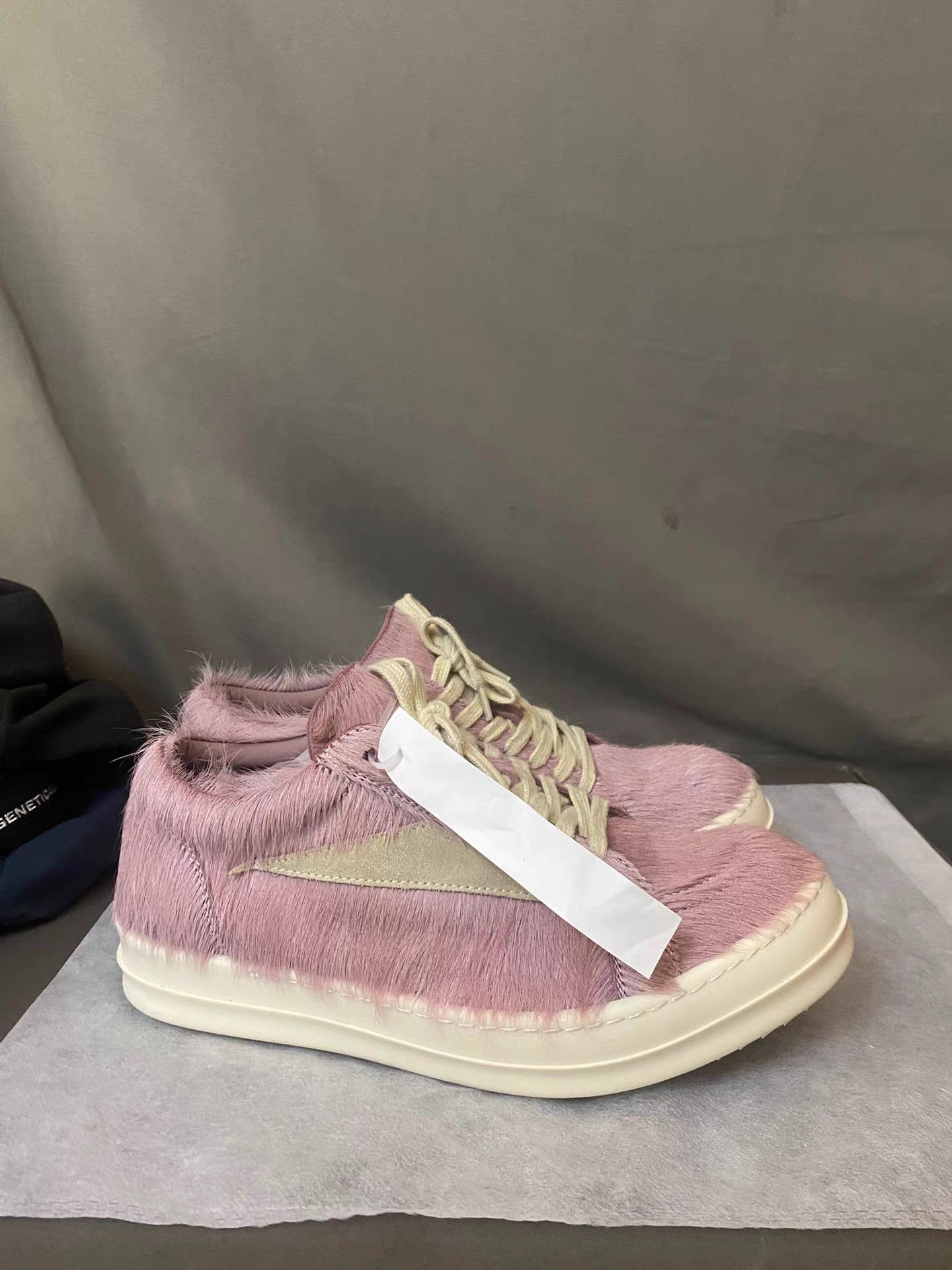 Rick Owens Rick Owens Mainline Pink Pony Hair Geobasket Size US 8.5 / IT 38.5 - 2 Thumbnail