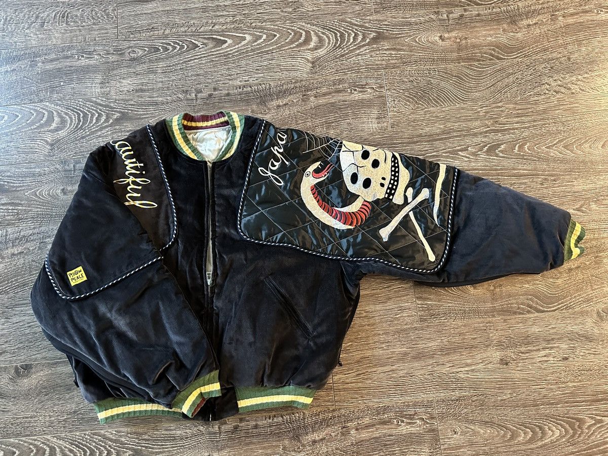 Kapital Sham Rain Skull Snake Bomber JKT