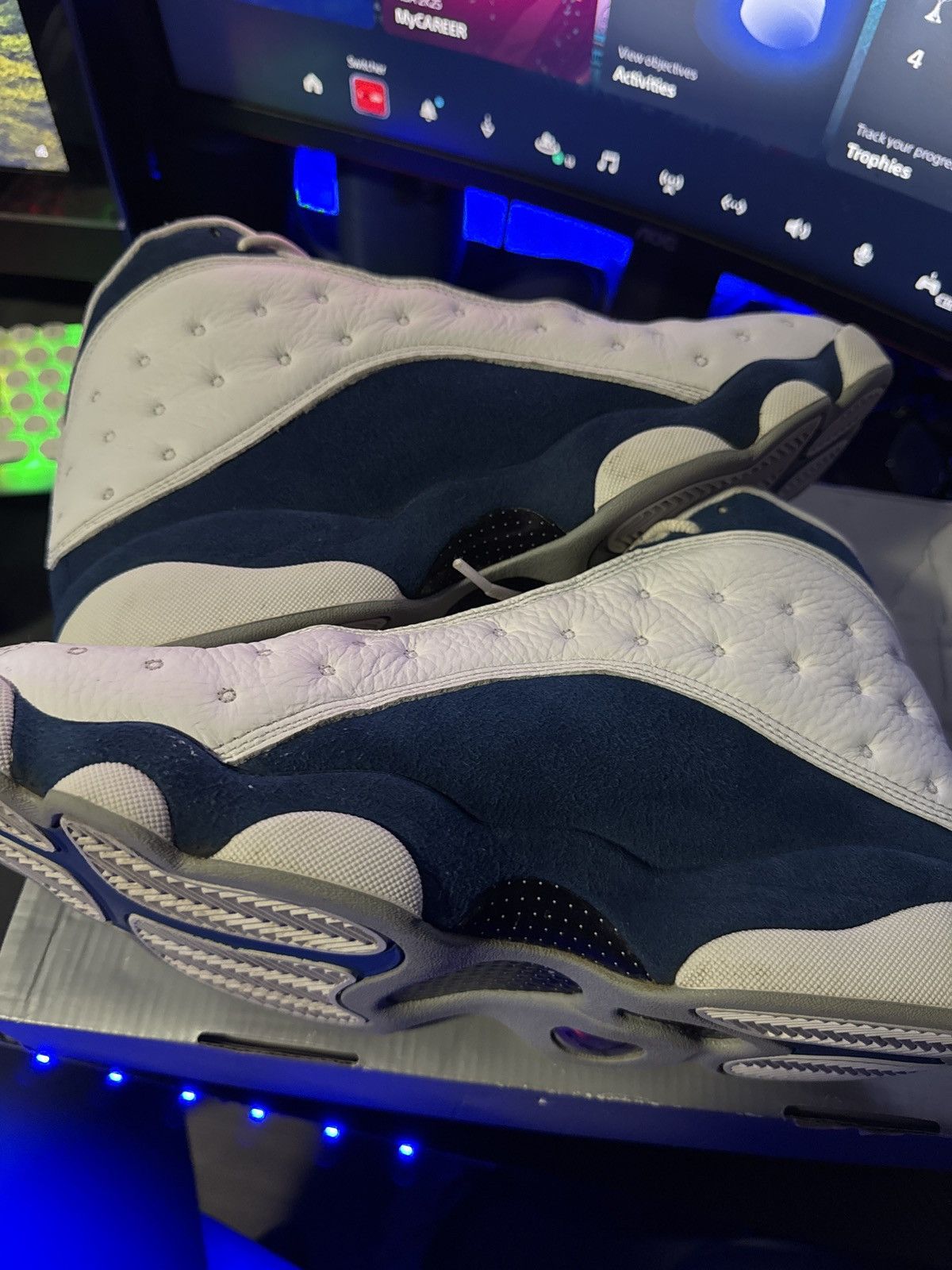 Jordan Brand AIR Jordan 13 Retro French Blues Size US 12 / EU 45 - 6 Thumbnail