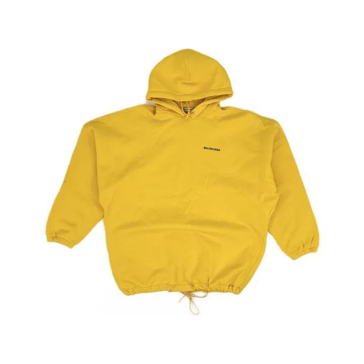 Balenciaga Balenciaga Yellow Long Sleeve Hoodie for Women 0079-2507 Size S / US 4 / IT 40 - 2 Thumbnail