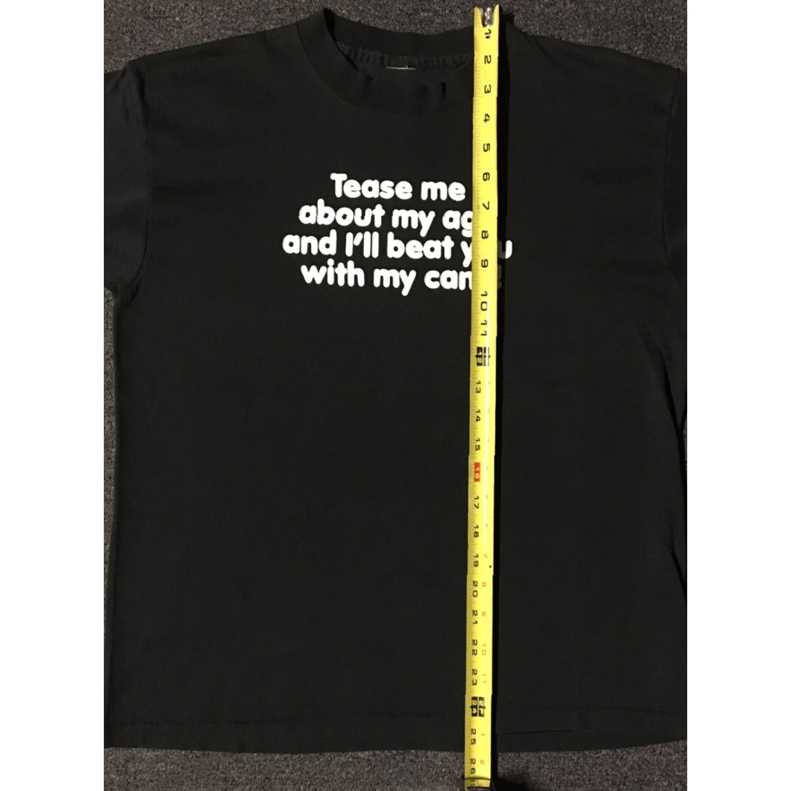 Vintage VINTAGE Beat You With My Cane Shirt S M Single Stitch Funny Joke Humor Dad 90s 80s American Vintage Shirt Mens Black USA 90s Funny Grandpa Bar Retro Size US S / EU 44-46 / 1 - 8 Thumbnail