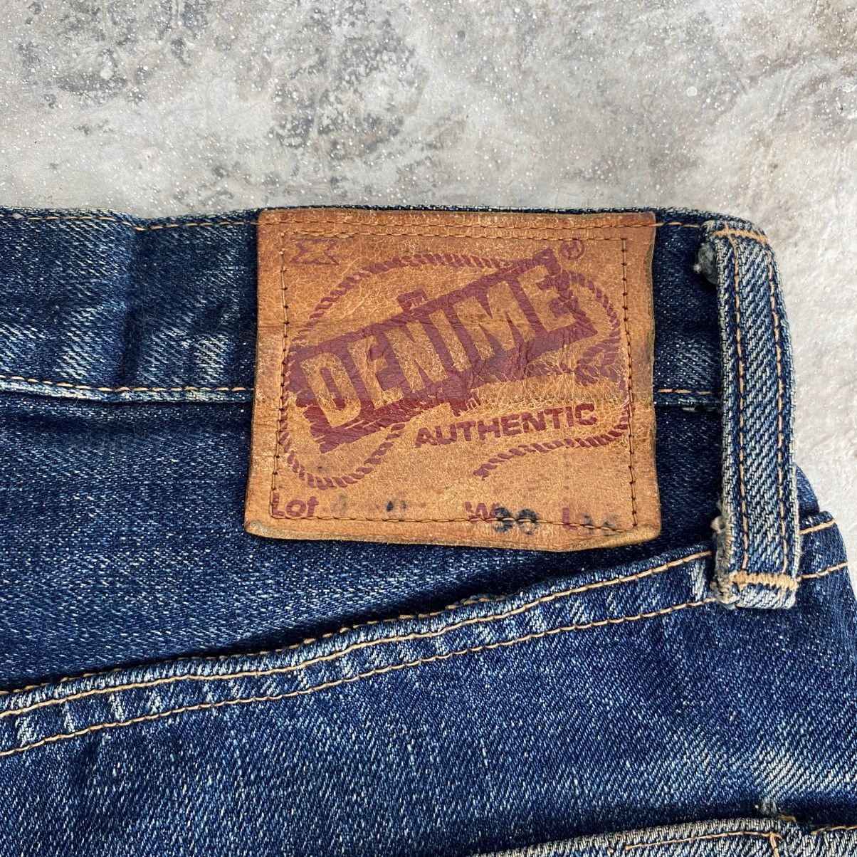 Denime Vintage 90’s Denime Faded Blue Distressed Selvedge Jeans Size US 30 / EU 46 - 14 Thumbnail
