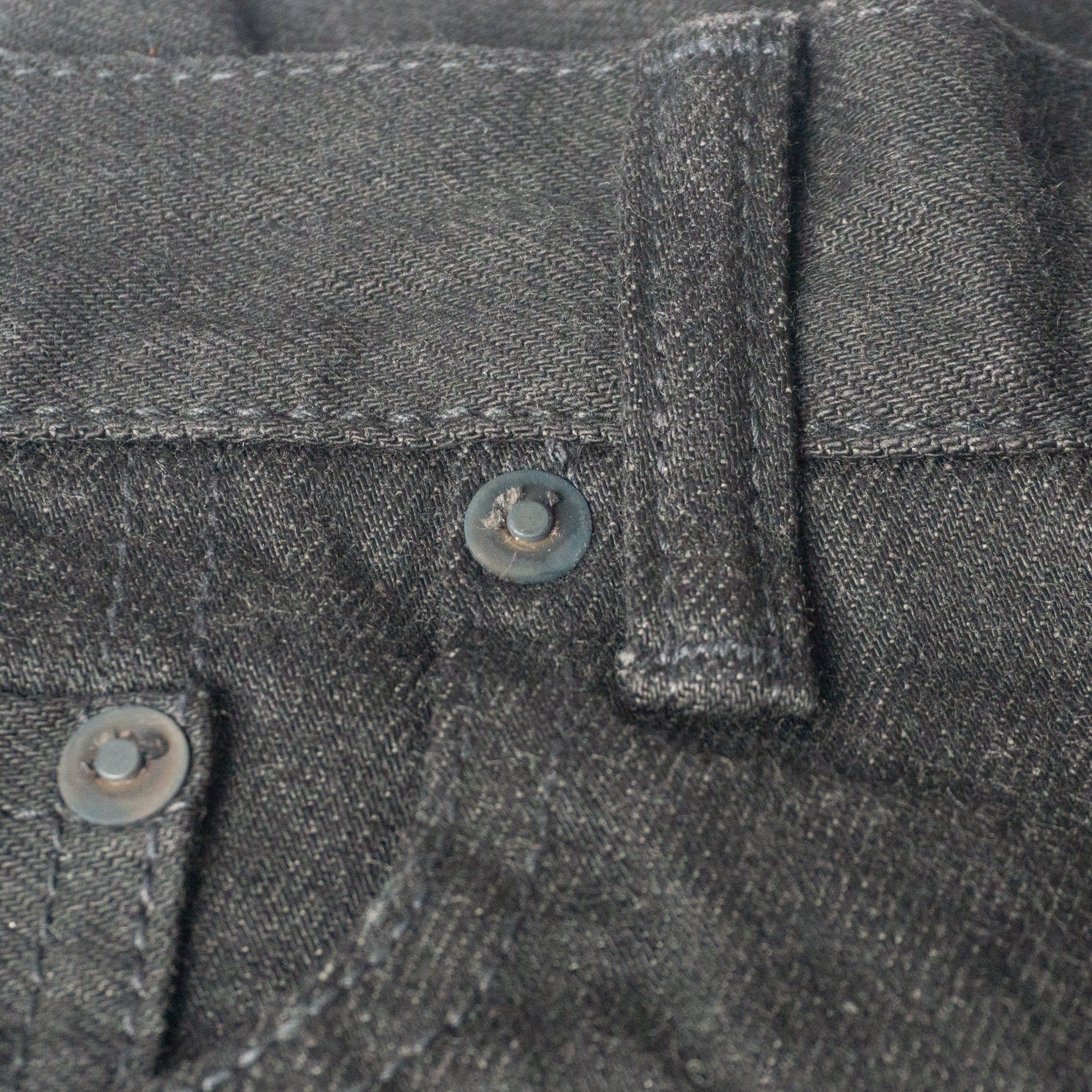 Japanese Brand AUBERGE PHIL MENPU Black Selvedge Jeans W32 x L32 Size US 32 / EU 48 - 9 Thumbnail