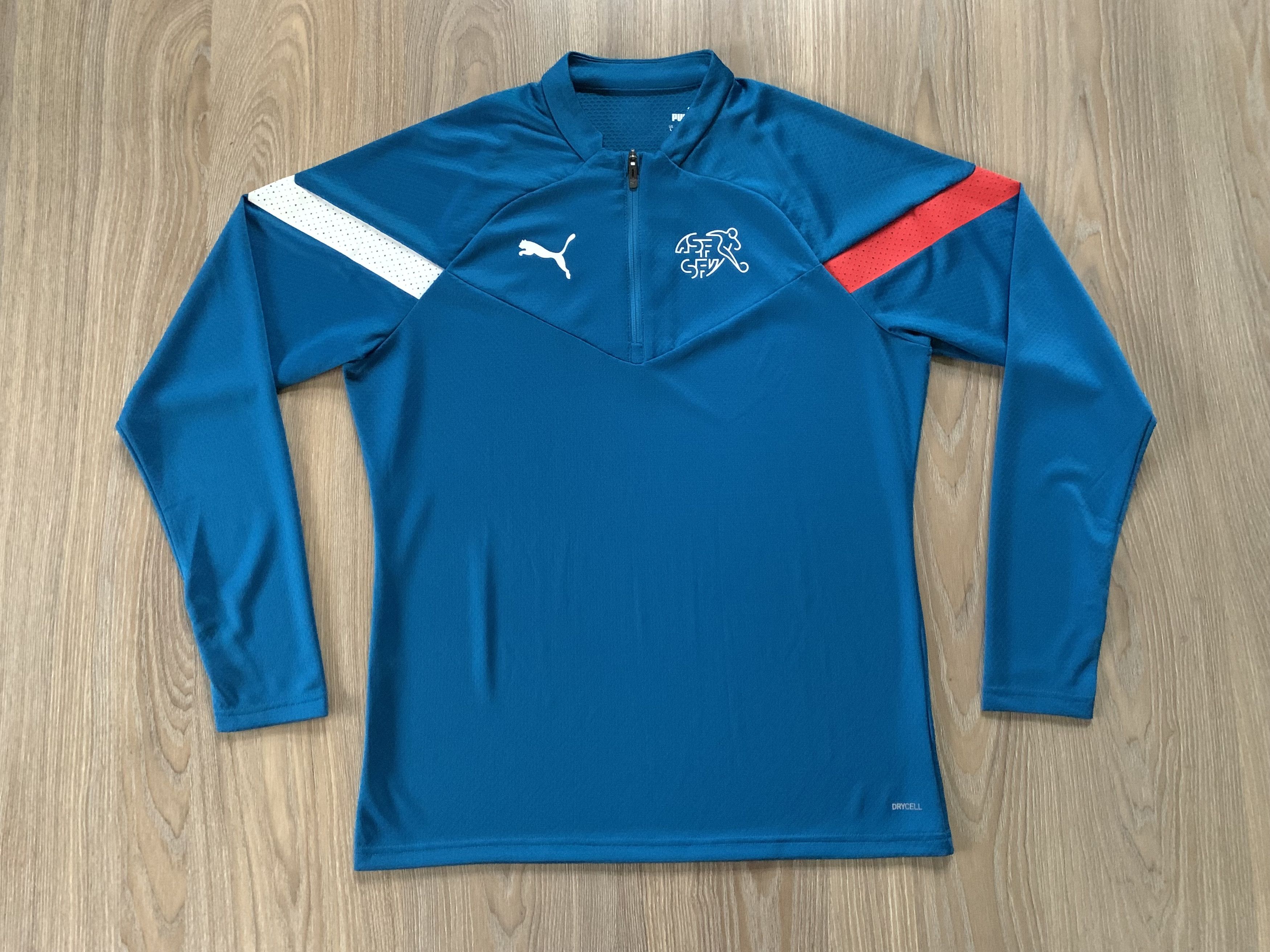 Puma Puma Swiss National Team Training Top Technical 2022 Size US L / EU 52-54 / 3 - 2 Thumbnail