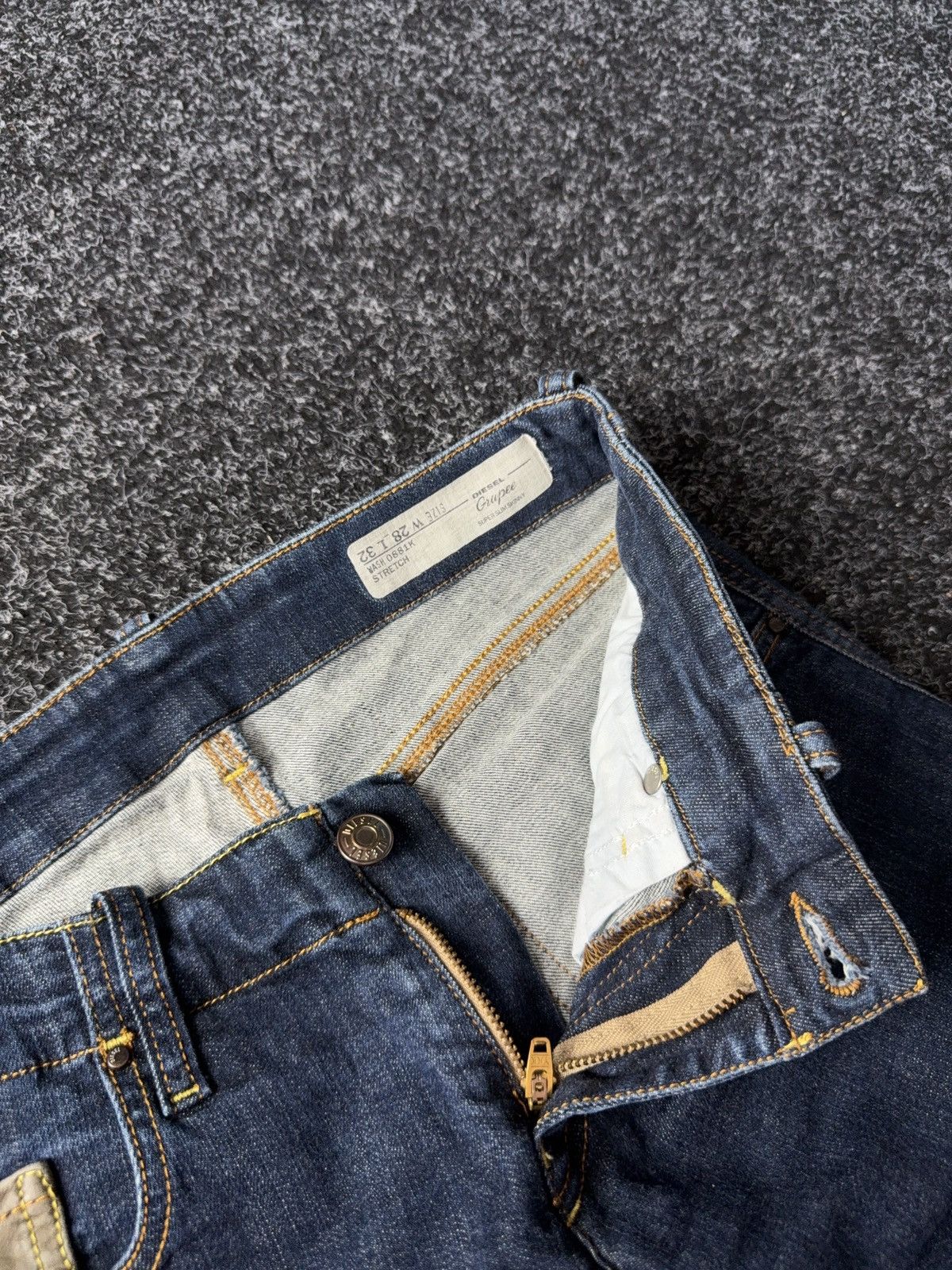Diesel 00s Luxury Retro Diesel Grupee Skinny denim pants jeans Size 28" / US 6 / IT 42 - 7 Thumbnail