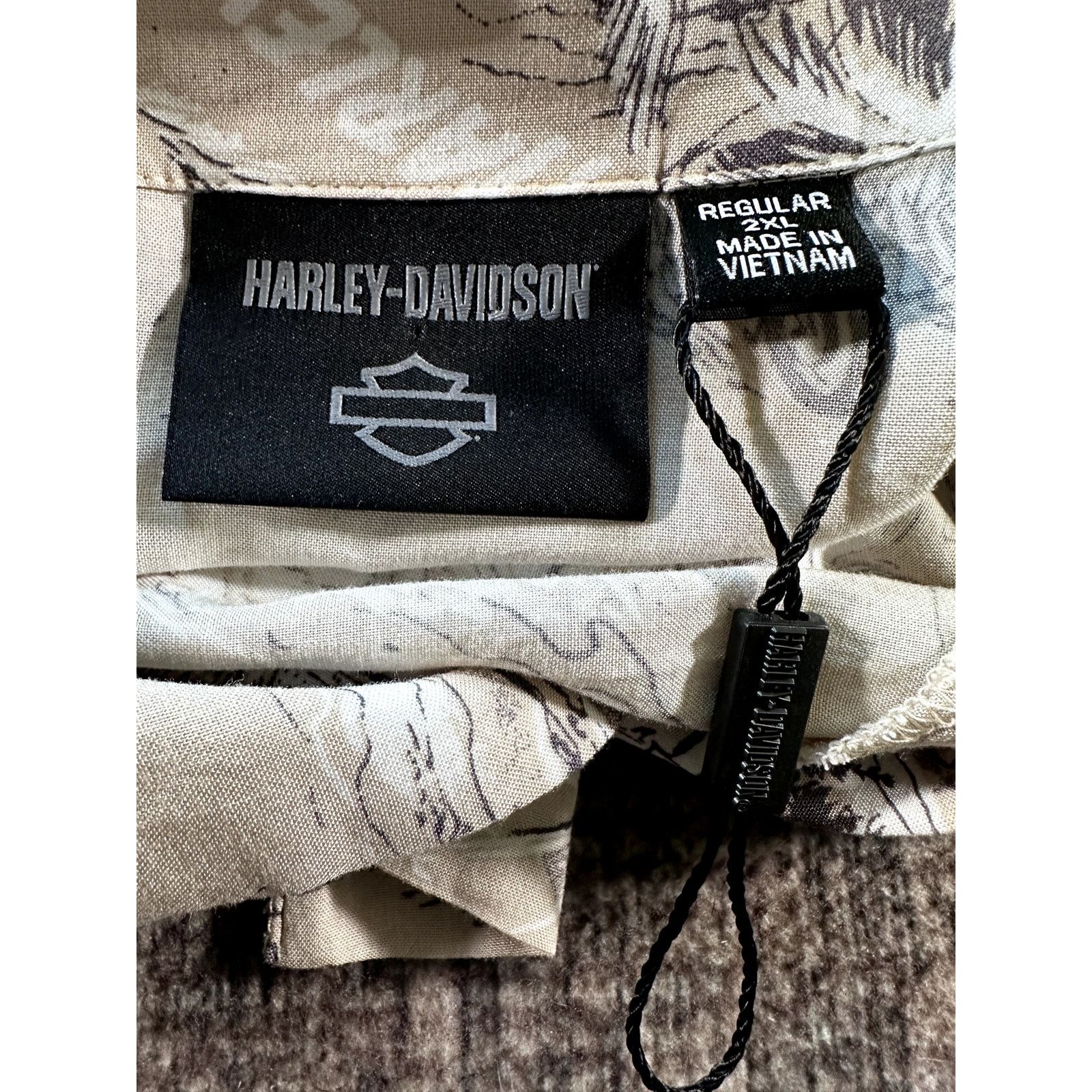 Harley Davidson NWOT Harley-Davidson Celebration Allover Button Up Shirt XXL Size US XXL / EU 58 / 5 - 8 Thumbnail