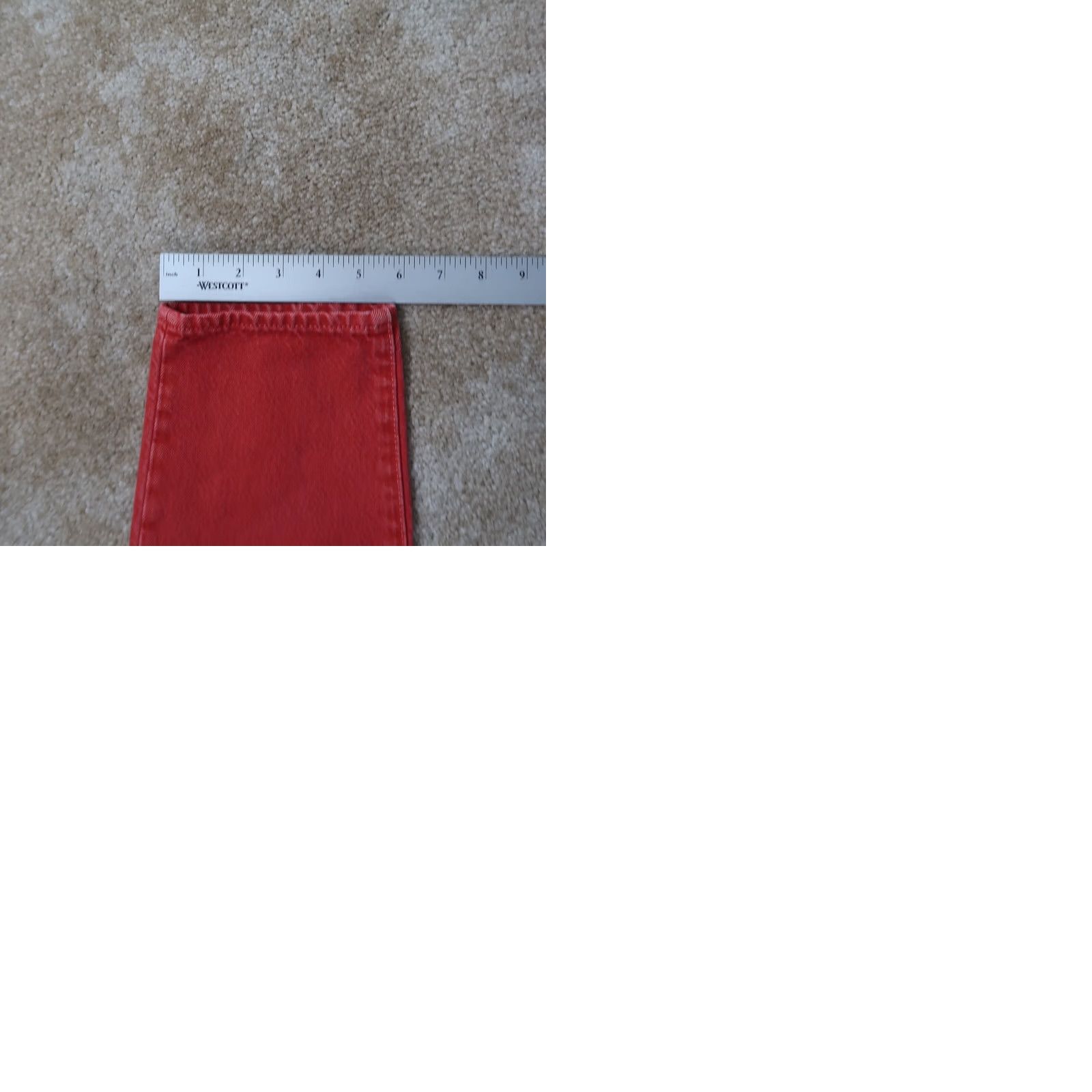 Madewell Madewell Jeans Women's 26 Red Denim High Rise 5-Pocket Stretch Modern Classic Mom Fit Maternity not applicable Size 26" / US 2 / IT 38 - 9 Thumbnail