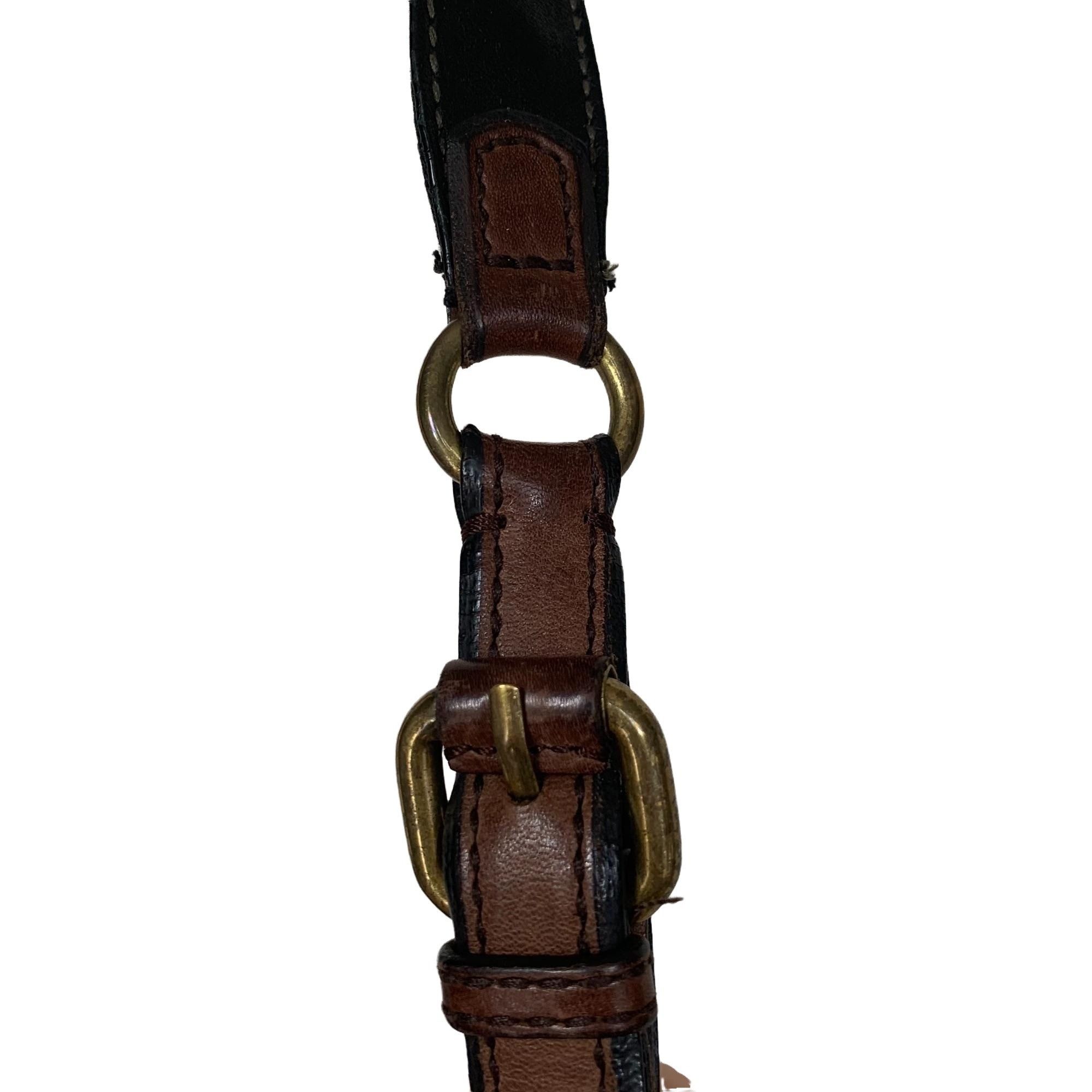 Fossil Fossil Cowhide Leather Gold Hardware Boho Crossbody Bag Size ONE SIZE - 7 Thumbnail