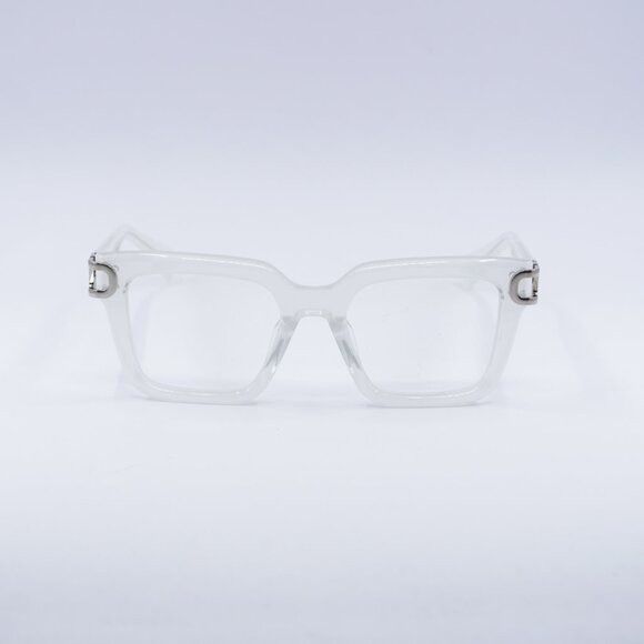 Valentino Valentino V-SIDE VLX-131D Eyeglasses Ivory 51mm Square Size ONE SIZE - 2 Thumbnail