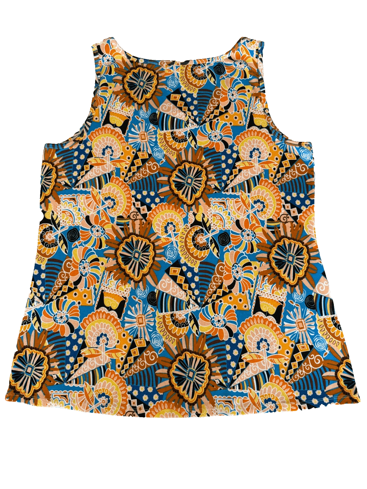 Other Cato Womens XL Tank Top Geometric Seashell Print Sleeveless Size XL / US 12-14 / IT 48-50 - 4 Thumbnail