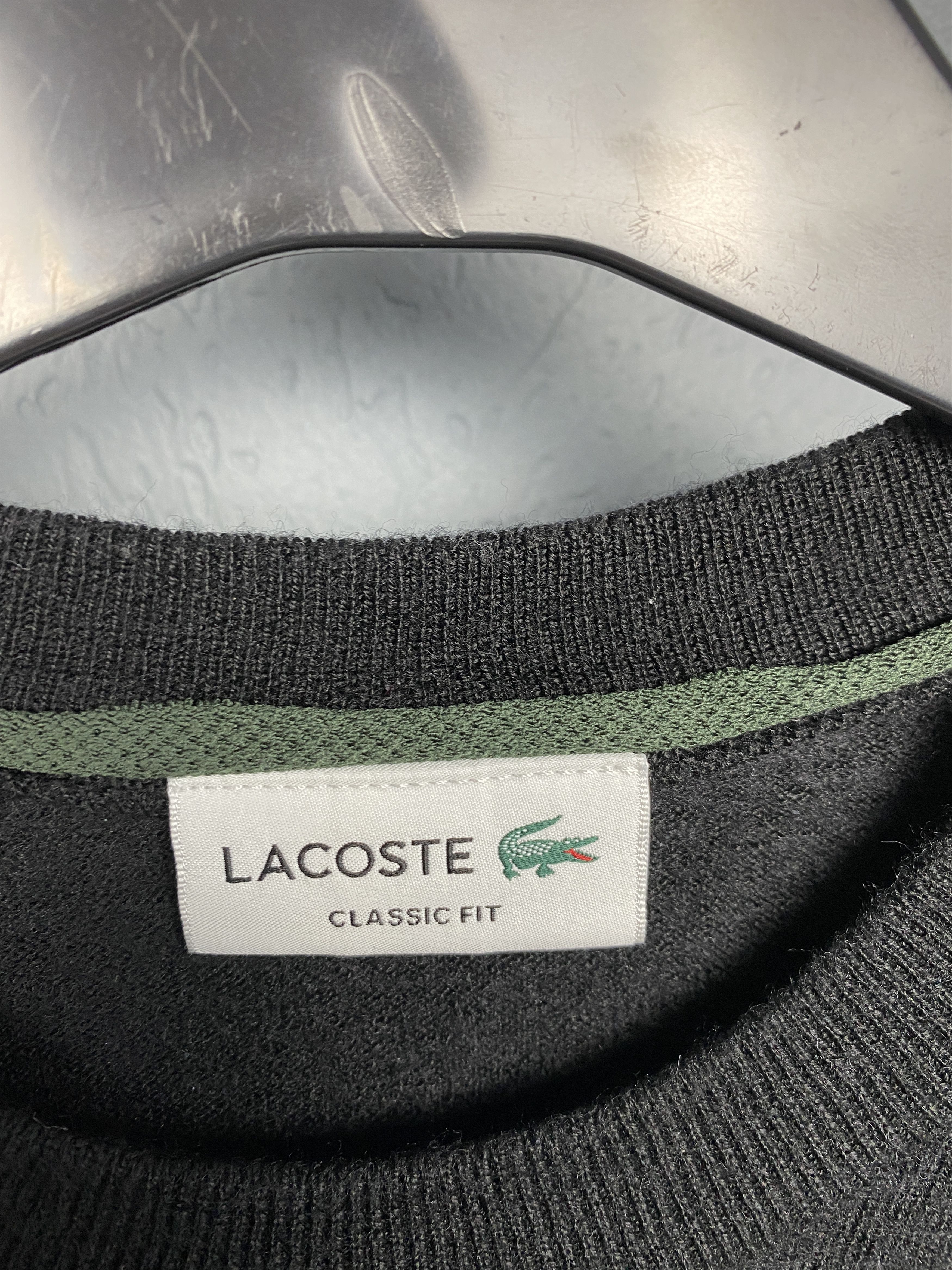 Lacoste Lacoste Vintage Mens Wool Knit Crew Neck Sweater Size US L / EU 52-54 / 3 - 4 Thumbnail