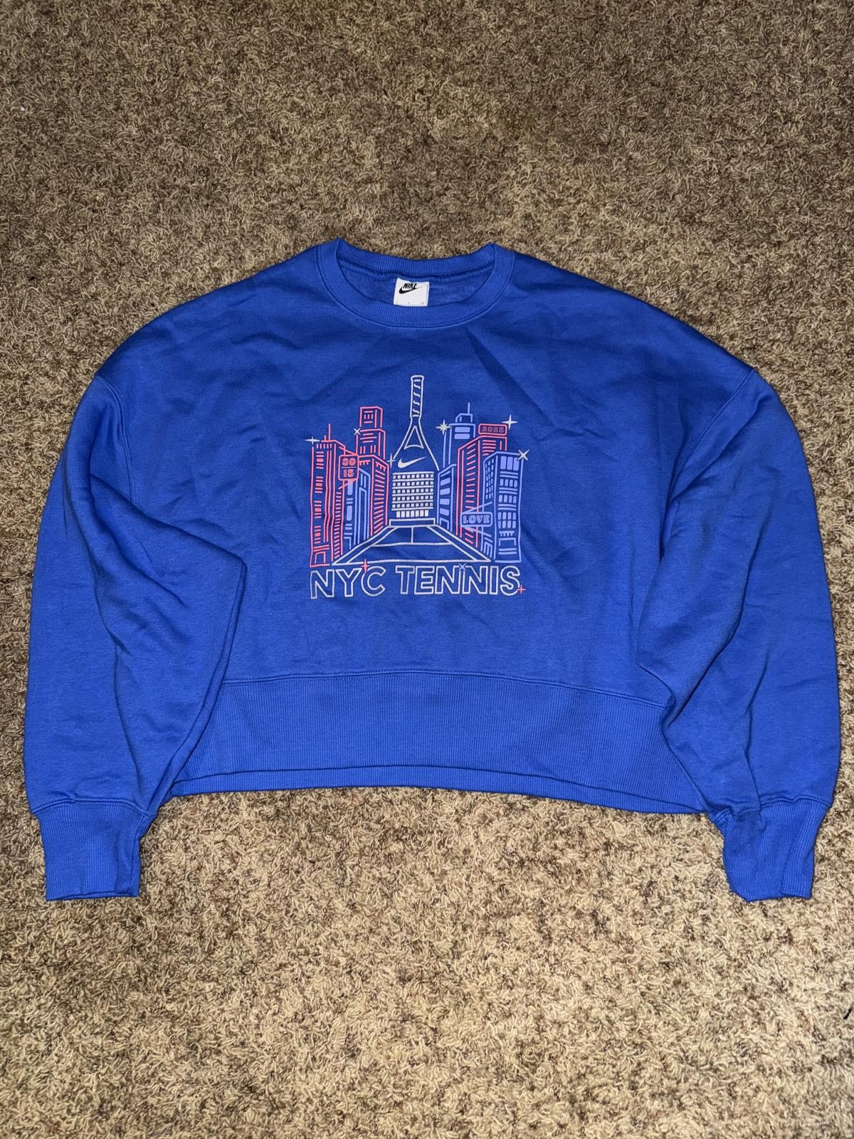 Nike Unreleased Nike Womens Tennis NYC Tennis Flushing Meadows Crew Neck Sweater Size S / US 4 / IT 40 - 1 Thumbnail