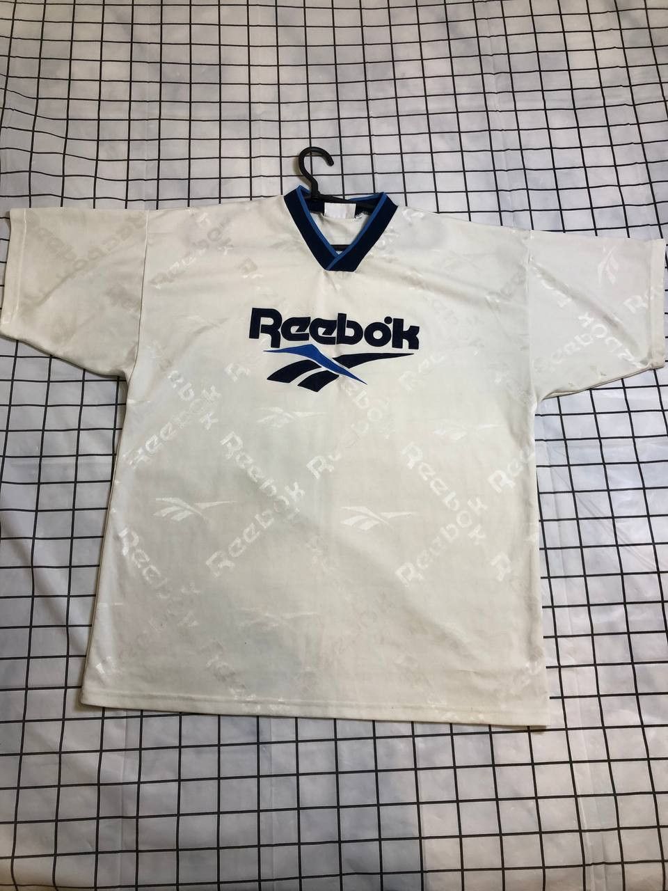 Reebok Vintage Reebok Soccer Football Jersey 90s Mens XL White Size US XL / EU 56 / 4 - 1 Thumbnail