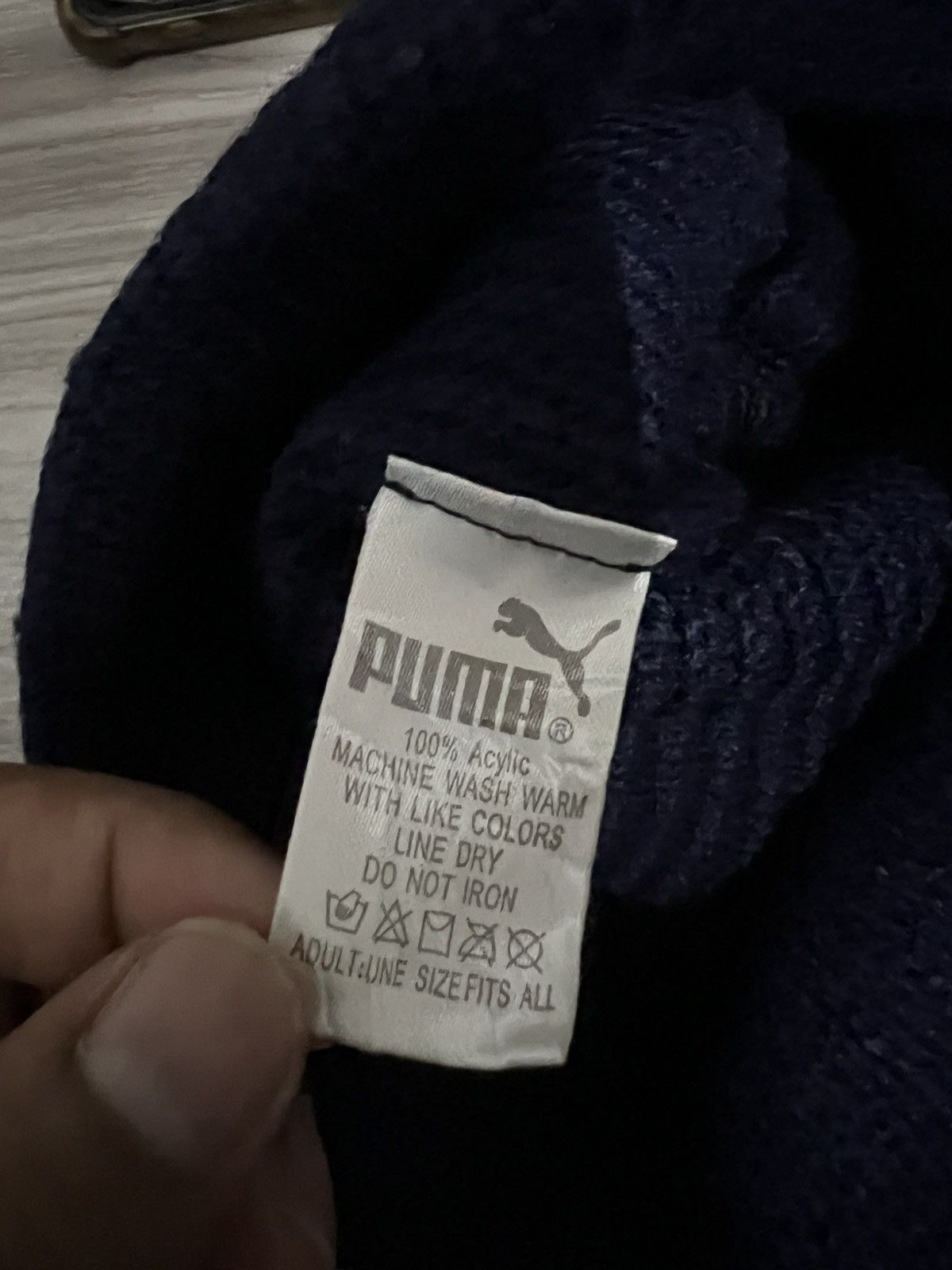 Puma Vintage Puma Spell Out Beanie Hat Size ONE SIZE - 6 Thumbnail