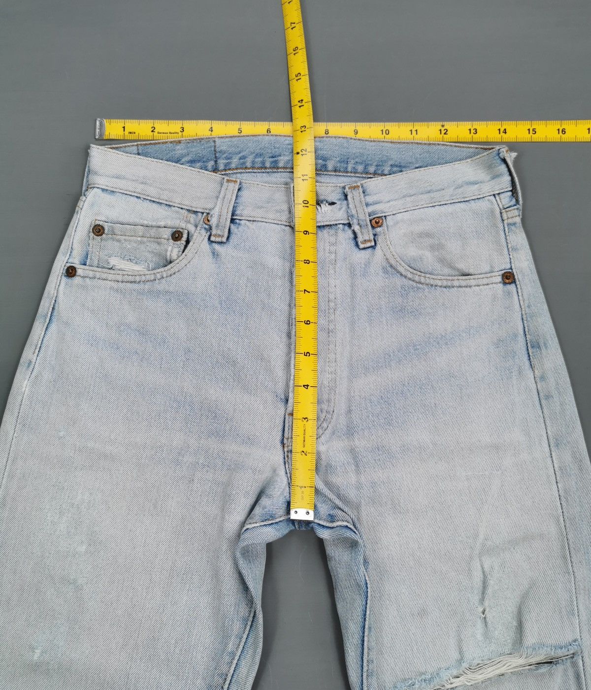 Levi's × Vintage Rare Vintage Levis Selvedge Jeans Size US 28 / EU 44 - 10 Thumbnail