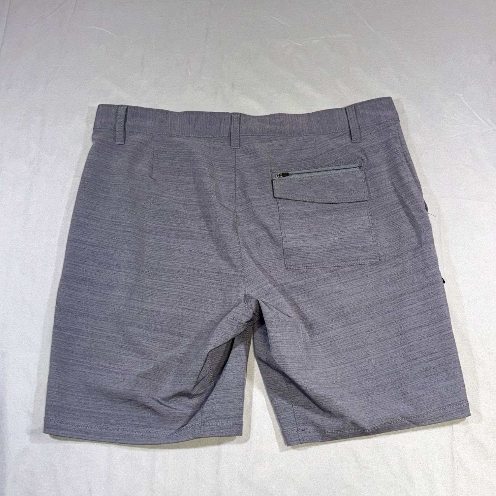 Vintage BYLT Shorts Mens 2XL Gray Kinetic Athletic Golf Casual Stretch Performance Size US 39 - 2 Thumbnail