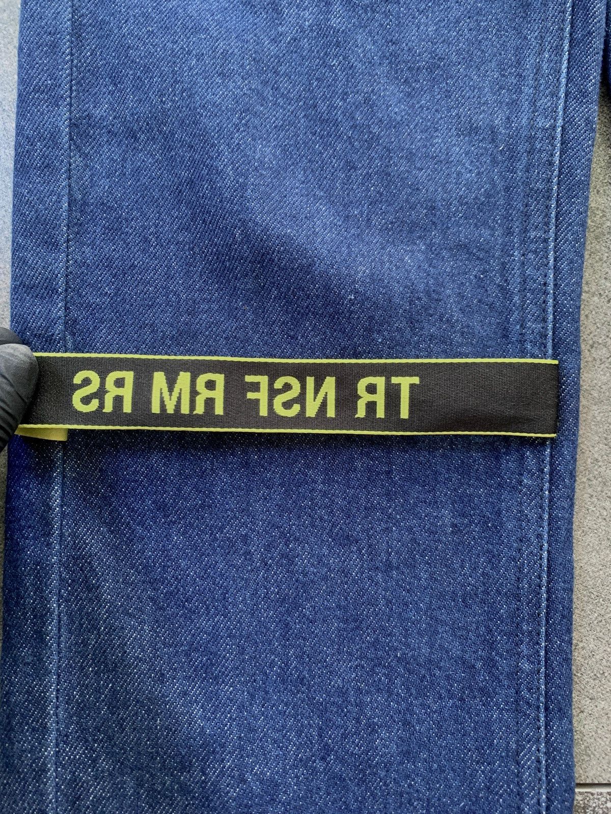 Raf Simons FREE TAX! SS 2019 Slim Tape Denim Jeans Size US 28 / EU 44 - 8 Thumbnail
