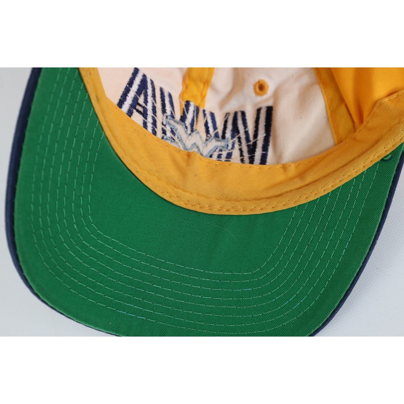 Vintage Vintage 90s Distressed West Virginia University WVU Hat Size ONE SIZE - 11 Thumbnail