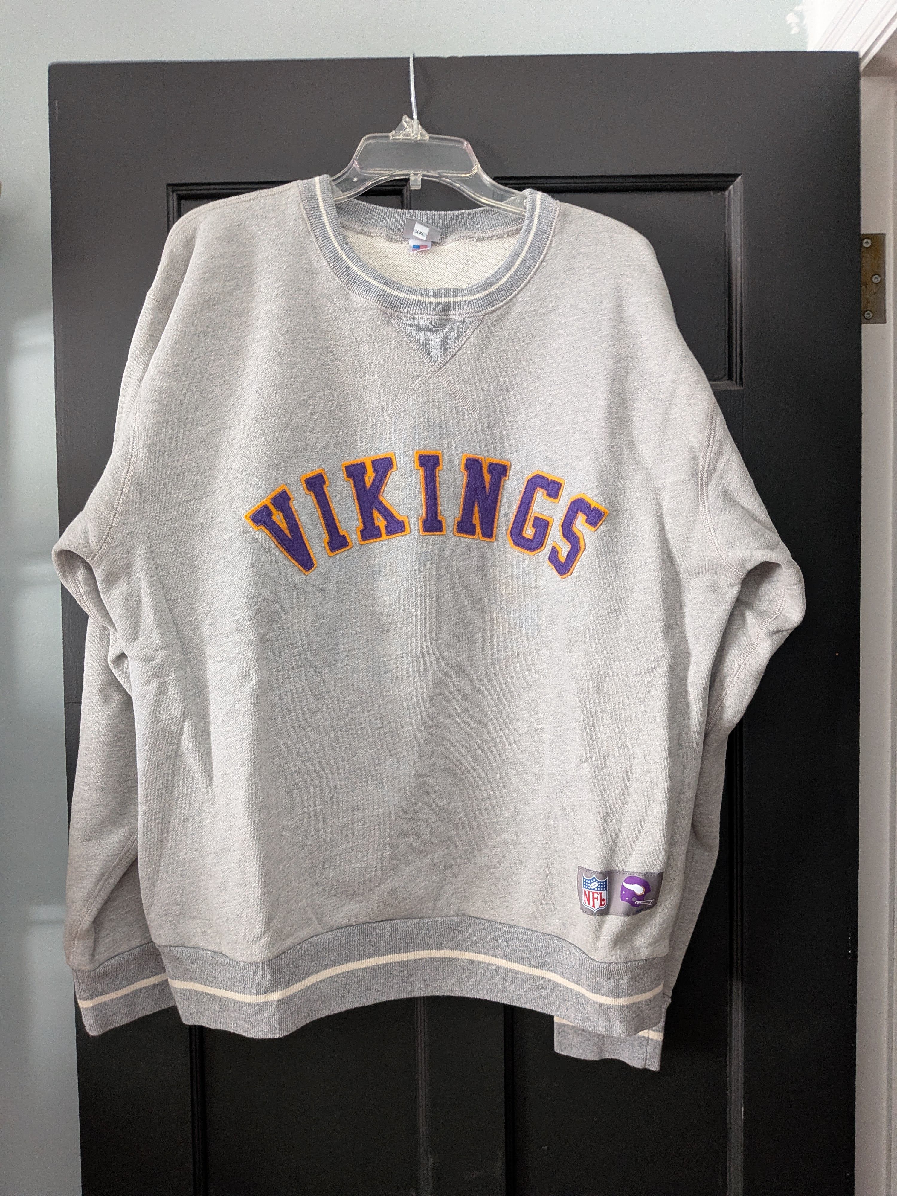 Ebbets Field Flannels Minnesota Vikings Crewneck Sweatshirt Size US XXL / EU 58 / 5 - 1 Thumbnail