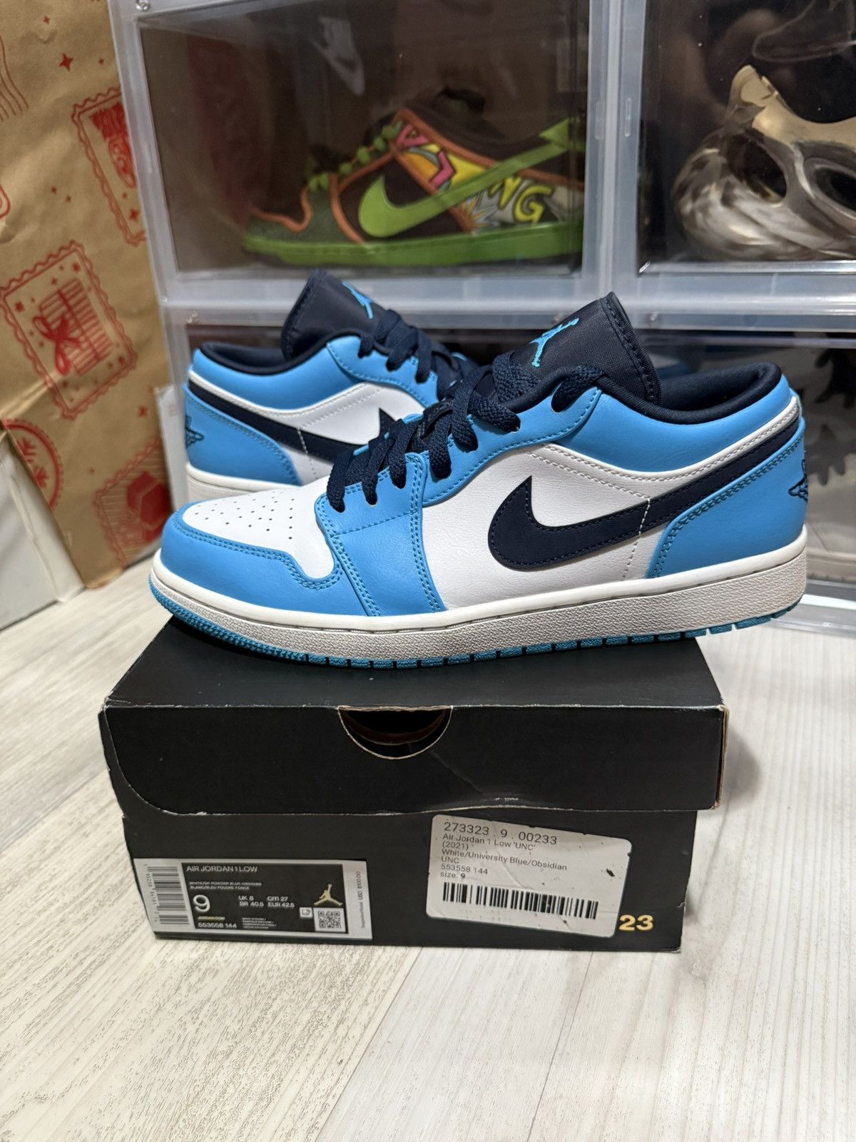 Jordan Brand Air Jordan 1 Low UNC 2021 Size US 9 / EU 42 - 1 Thumbnail
