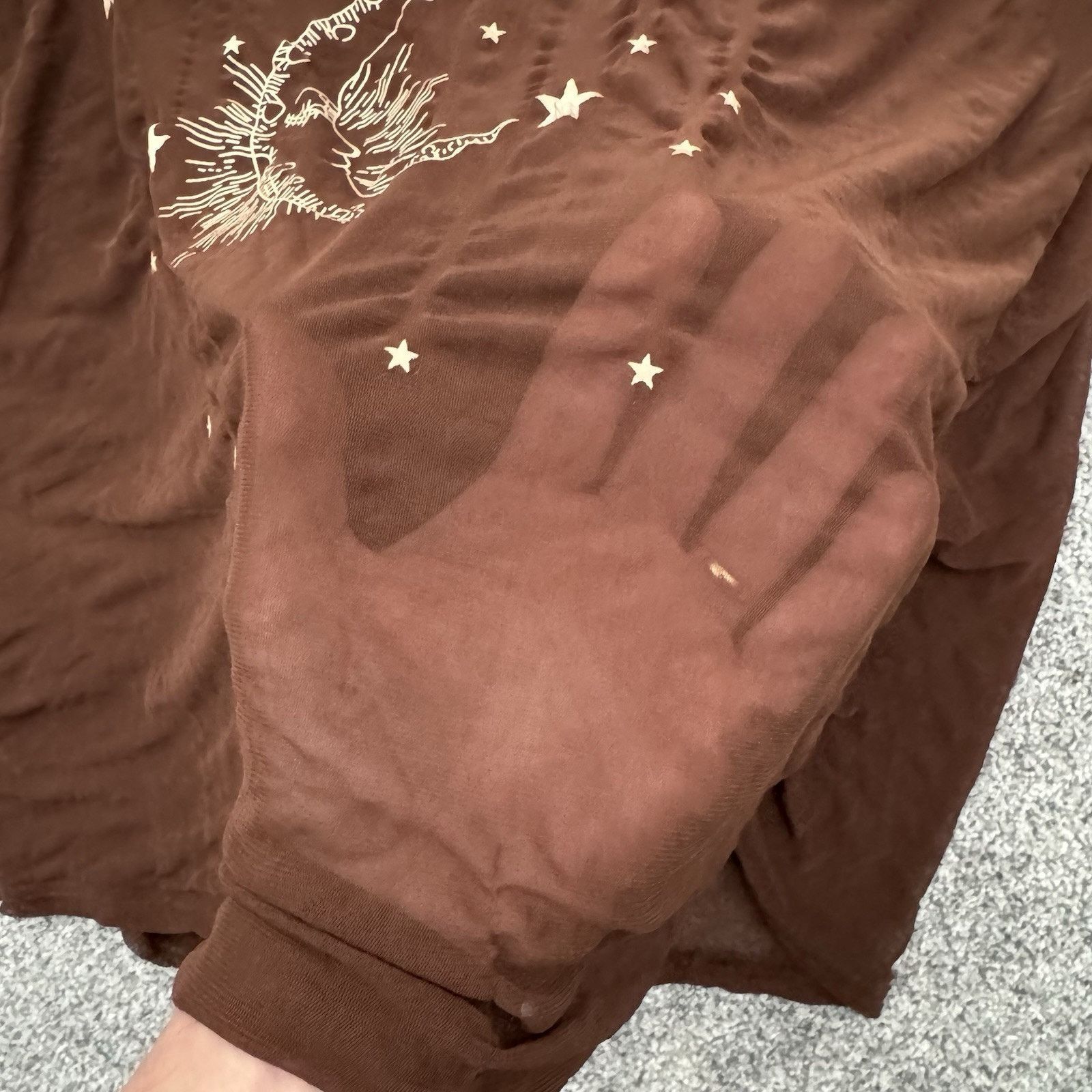 Other UK Whimsigoth Top Womens Large Celestial Sun Moon Witchy Boho Size L / US 10 / IT 46 - 4 Thumbnail