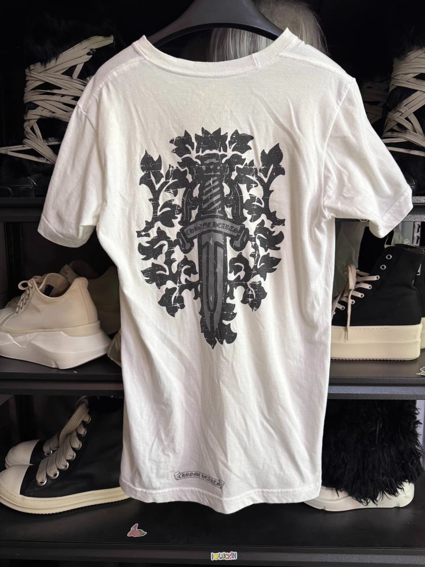 Chrome Hearts Chrome Hearts White Vine Dagger Tee Size S / US 4 / IT 40 - 2 Thumbnail
