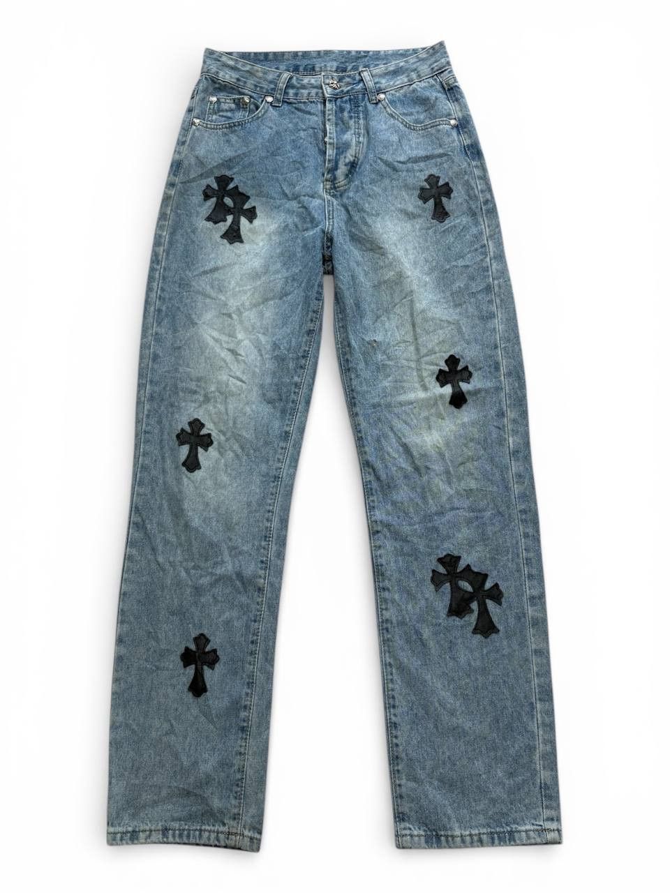 Custom Chrome Hearts Cross Style Patchwork