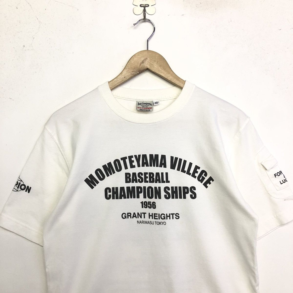 Tedman Tedman Momoteyama Village Baseball Campion Ship Tshirt Size US S / EU 44-46 / 1 - 3 Thumbnail