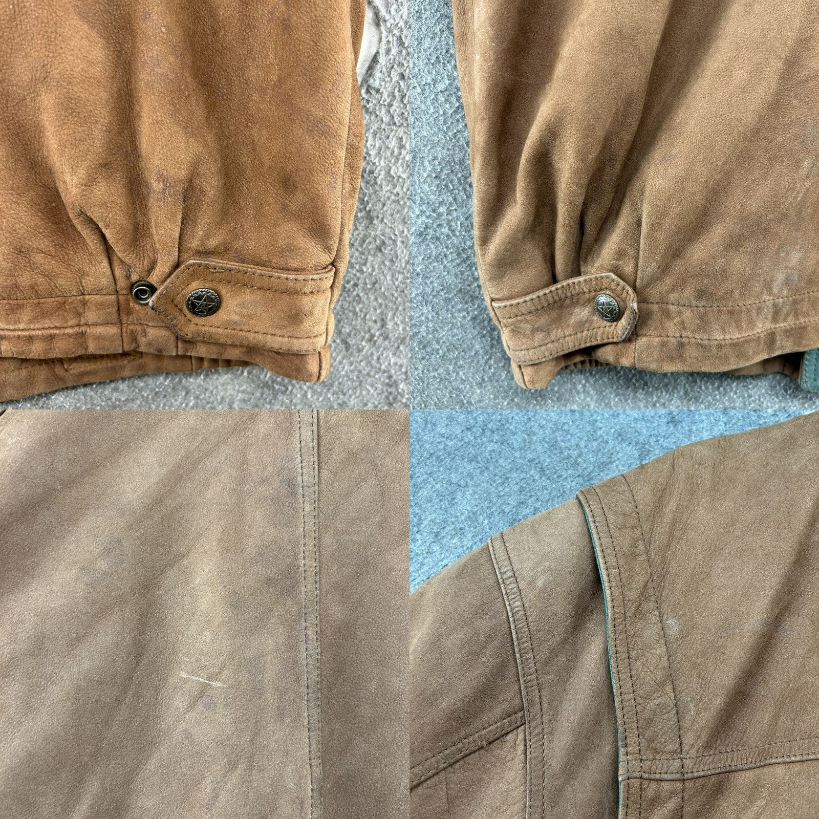 Vintage VINTAGE Beyond Leather Jacket Mens M Brown Bomber Genuine Flight Aviator 90s Casual Zip Full Zip Lined 80s Western 90s Riding Mens Size US M / EU 48-50 / 2 - 8 Thumbnail
