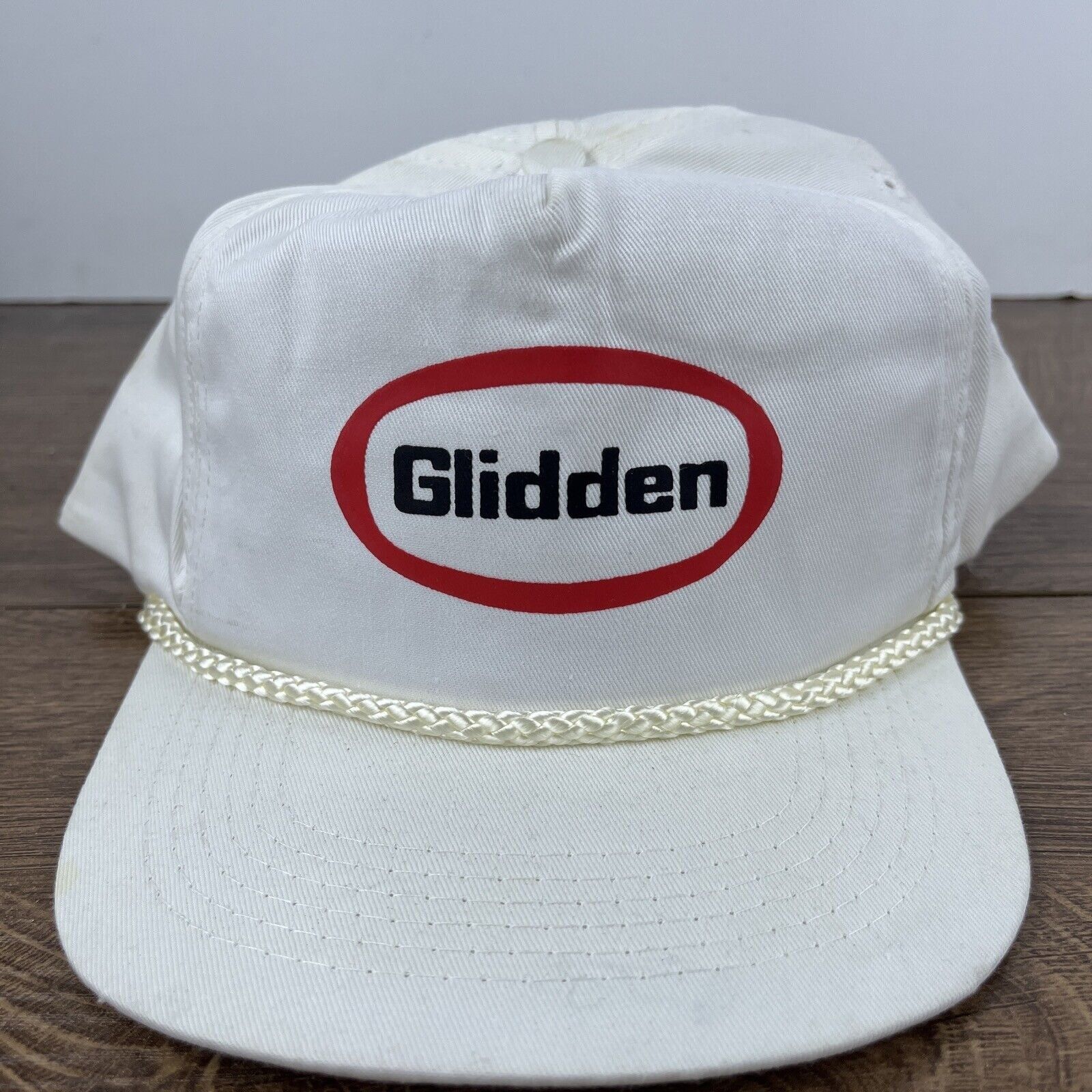 Other Glidden Hat Snapback White Adjustable Hat Adult Size Hat Whi Size ONE SIZE - 4 Thumbnail