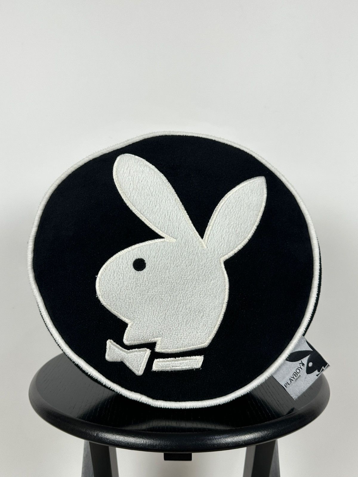 Playboy 2008 Vintage Playboy Bunny Rabbit Logo Round Cushion Pillow Size ONE SIZE - 1 Thumbnail